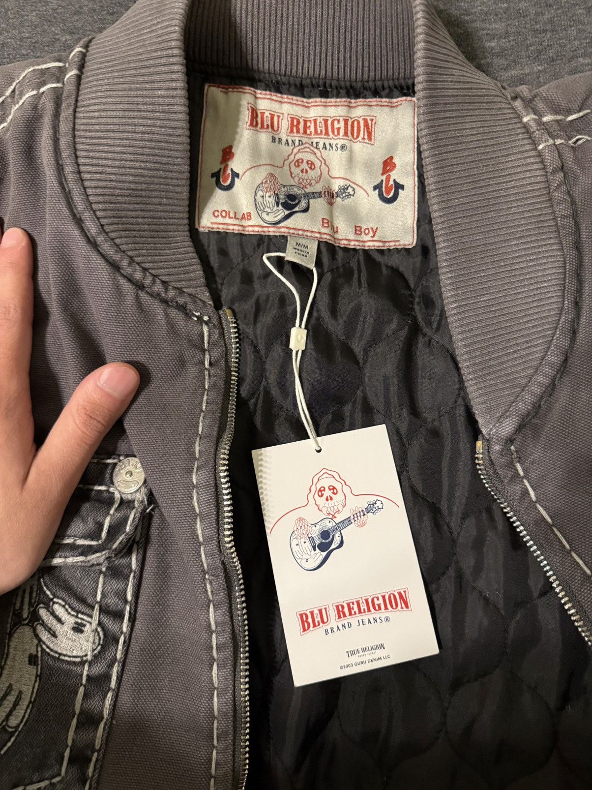 True Religion Blu Boy x True Religion Bomber Jacket Size US M / EU 48-50 / 2 - 3 Thumbnail