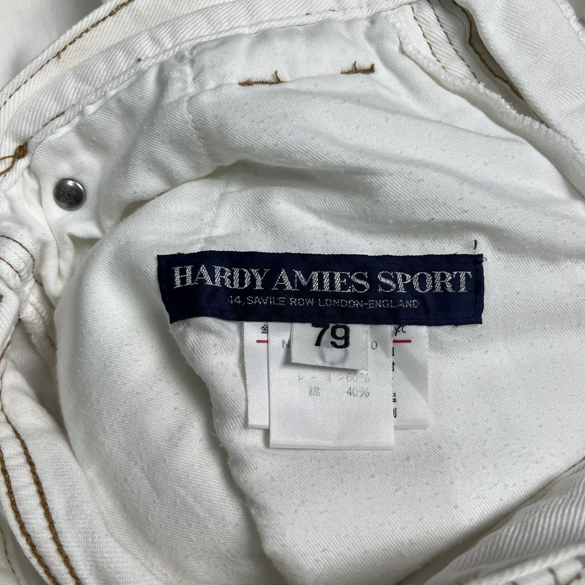Hardy Amies × JNCO × Japanese Brand Y2K Hardy Amies Sport London Bear Embroidered Baggy Jeans Size US 31 - 10 Thumbnail