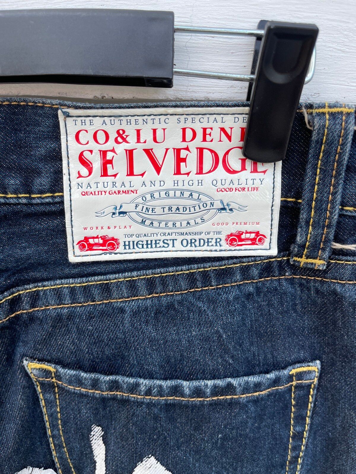 Archival Clothing RaRe‼️Vintage’90s🔥Co&Lu🔥Daicock Selvedge Denim Jeans Size US 32 / EU 48 - 14 Preview