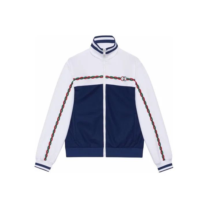 Gucci Gucci Colorblock Track Jacket for Men Size US M / EU 48-50 / 2 - 1 Thumbnail