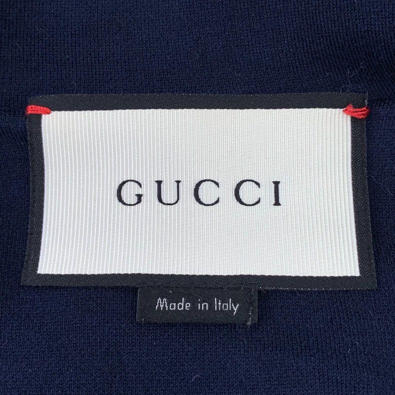 Gucci Gucci Dark blue side stripe cotton zipper jacket 2502-Nexta Size US M / EU 48-50 / 2 - 5 Thumbnail