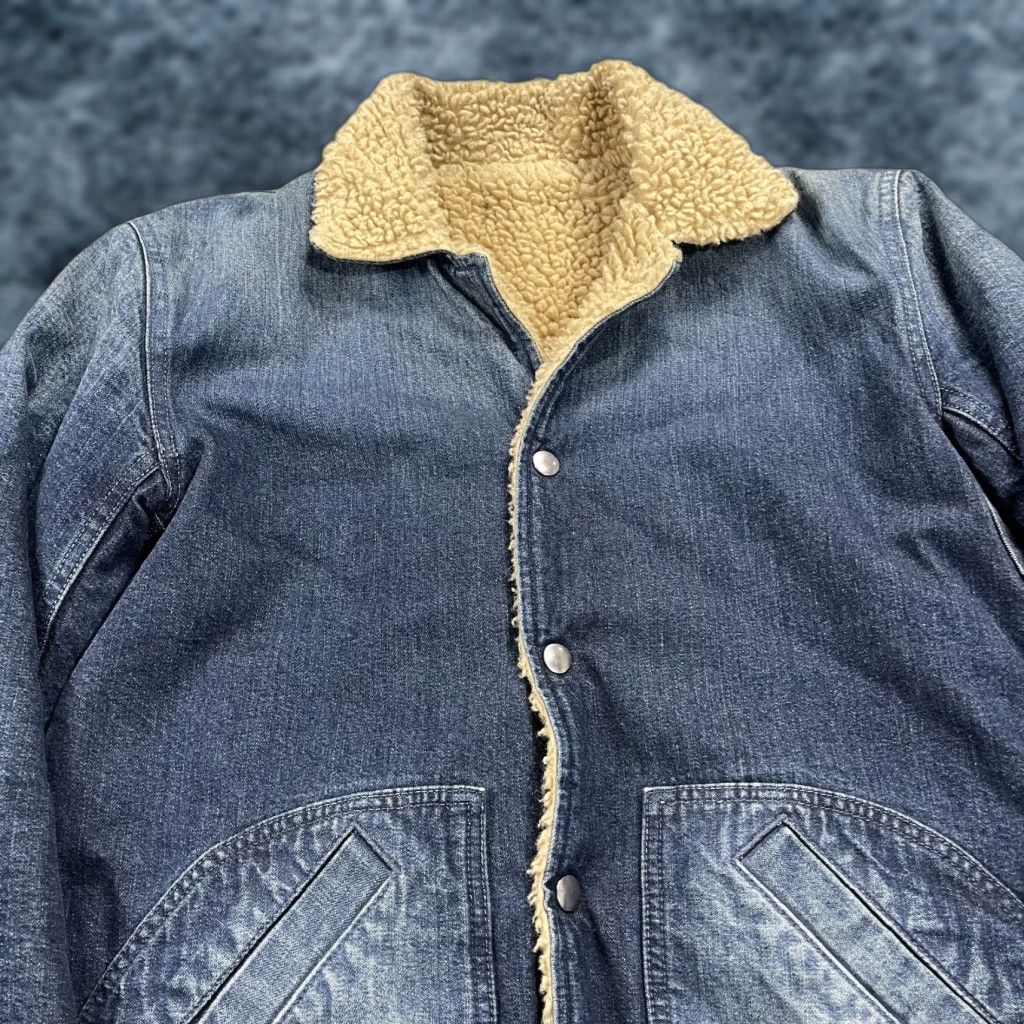 Simon Miller SIMON MILLER Jacket Adult Small? 1 Made Japan Reversible Sherpa Trucker Denim Size US S / EU 44-46 / 1 - 1 Thumbnail