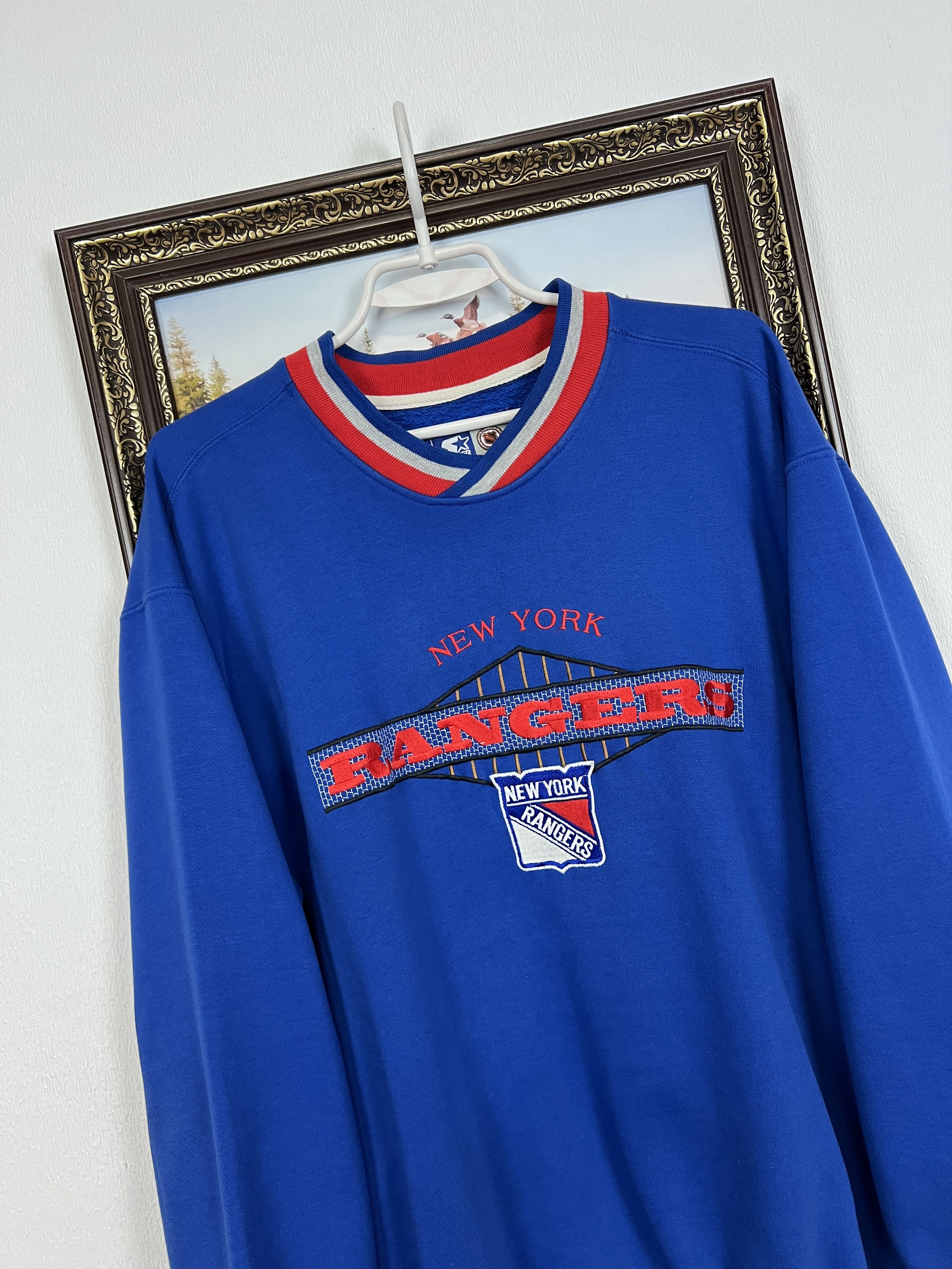 Starter Vintage Starter New York Rangers NHL Sweatshirt Size US L / EU 52-54 / 3 - 4 Thumbnail