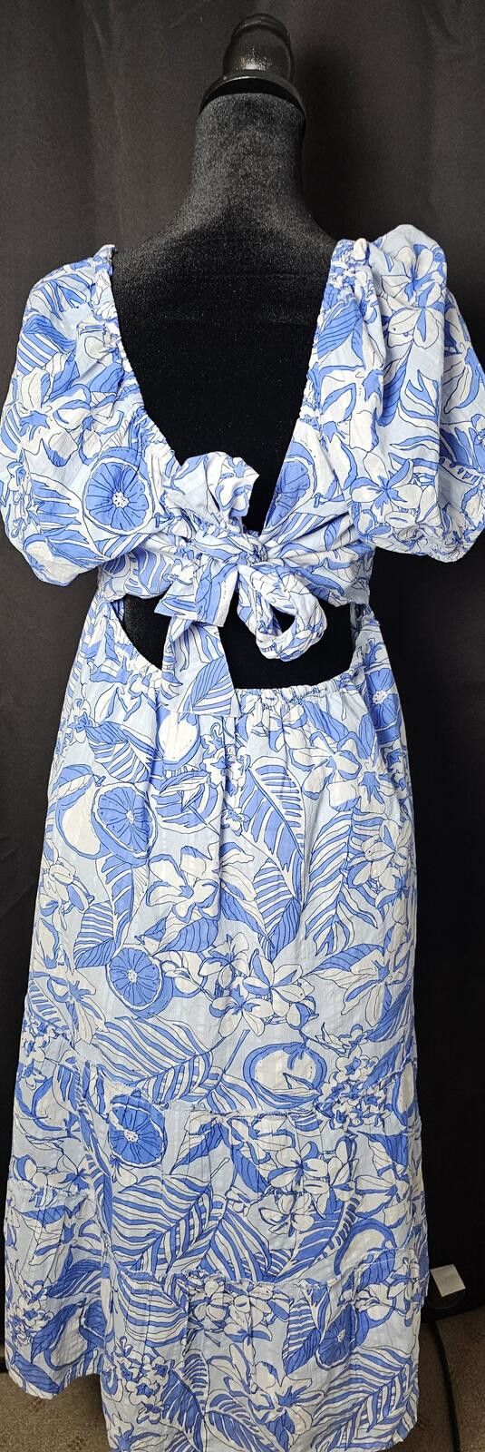 Vineyard Vines Vineyard Vines Dress Blue & White Womens Size S Back Tie Size XL / US 12-14 / IT 48-50 - 1 Thumbnail