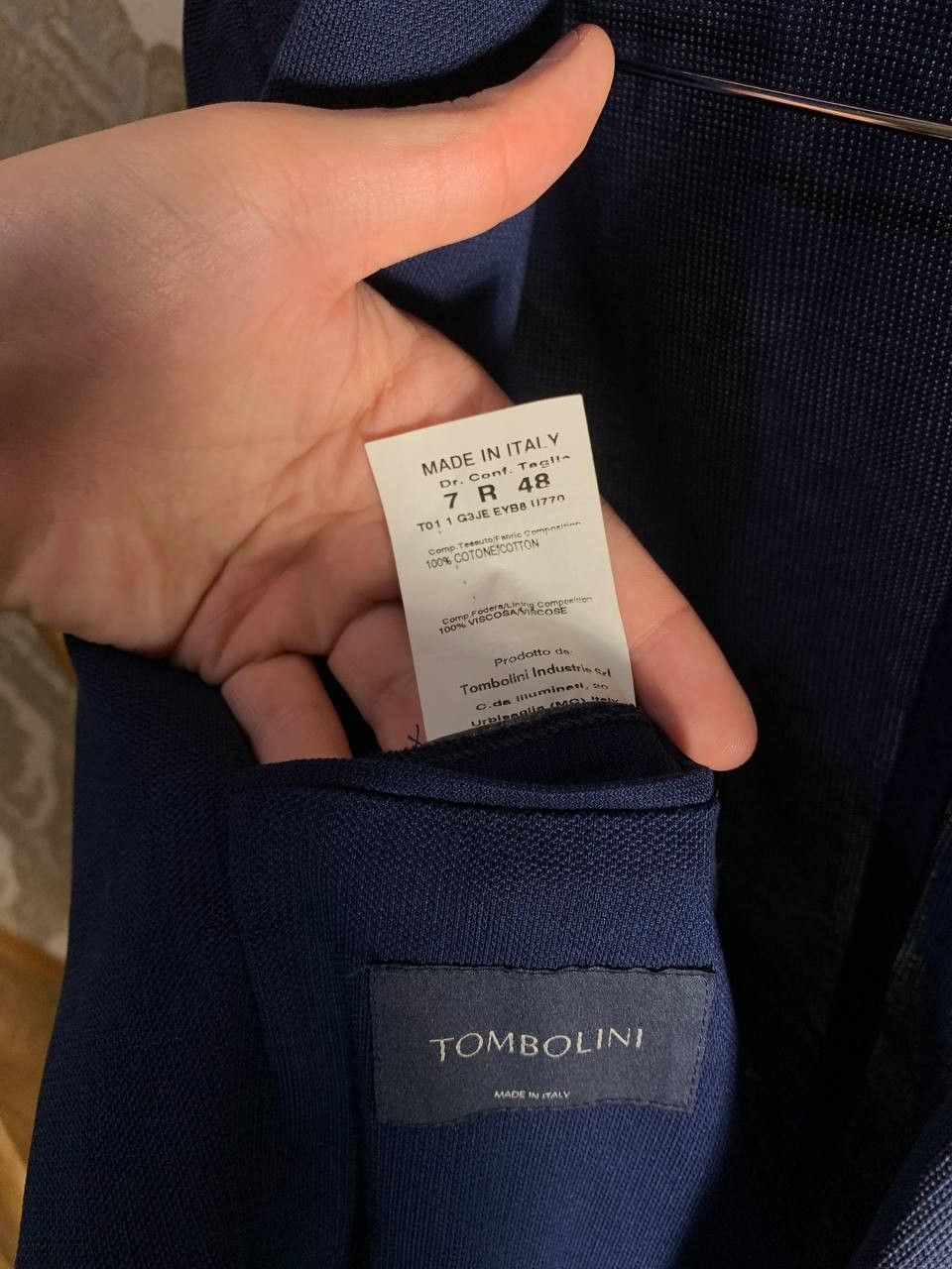 Tombolini Tombolini Loro Piana Italian Designer Blazer Classic Casual Size 48R - 10 Thumbnail