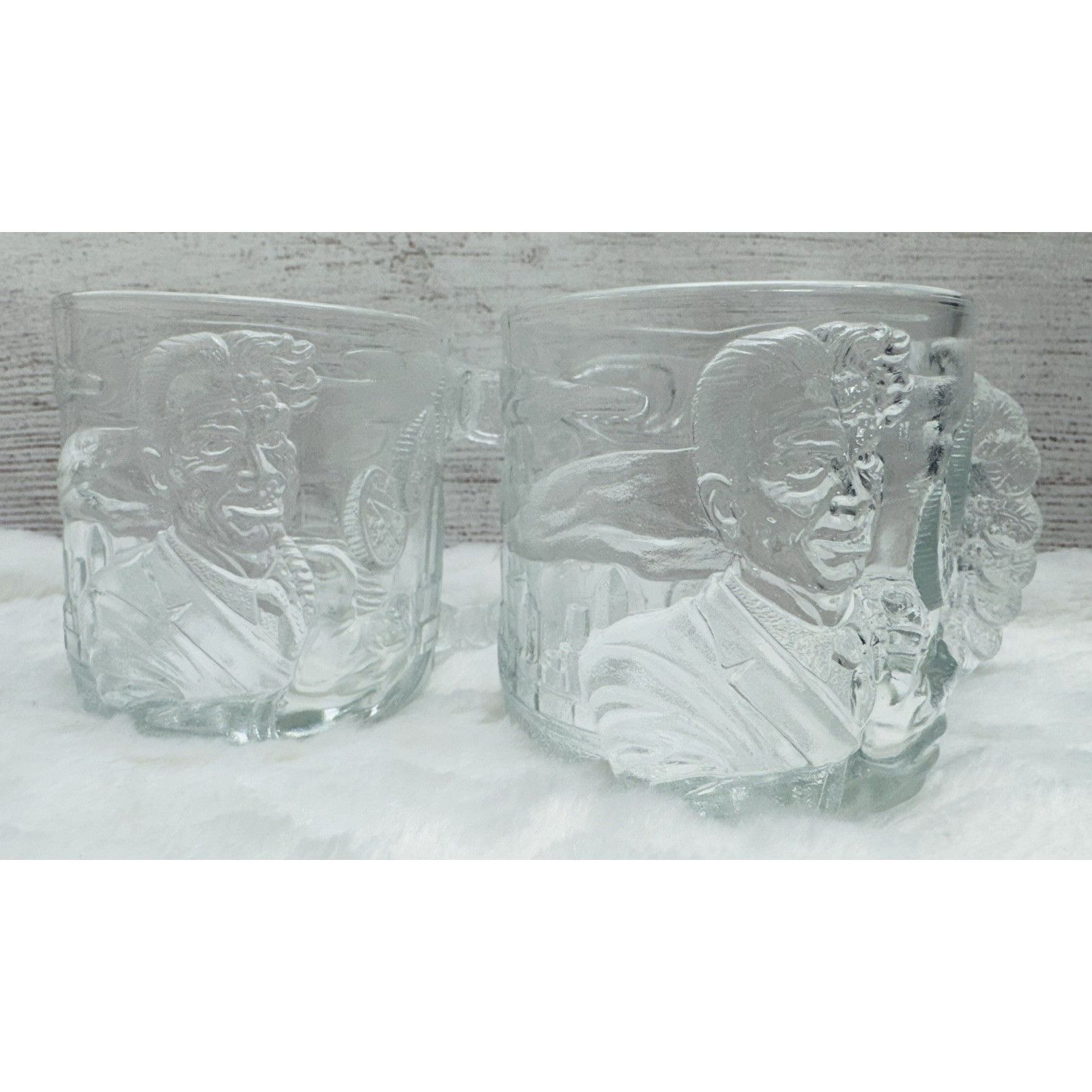 DC Comics McDonalds Batman Forever "2 FACE, TWO FACE" Vintage Glass Co Size ONE SIZE - 1 Thumbnail
