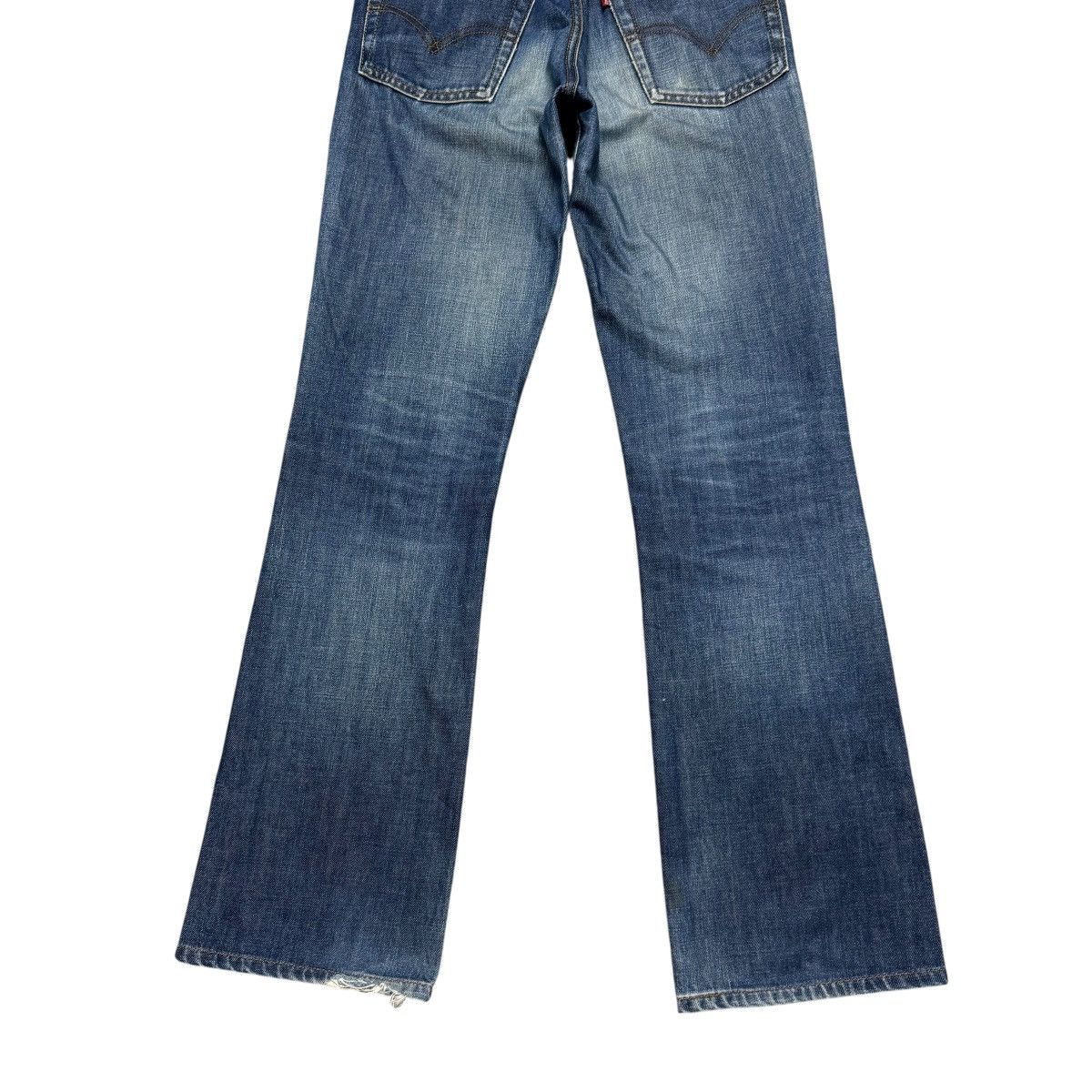 Levi's Vintage Levis 517 Flare Jeans Distressed Hedi Slimane Style Size US 27 - 13 Thumbnail