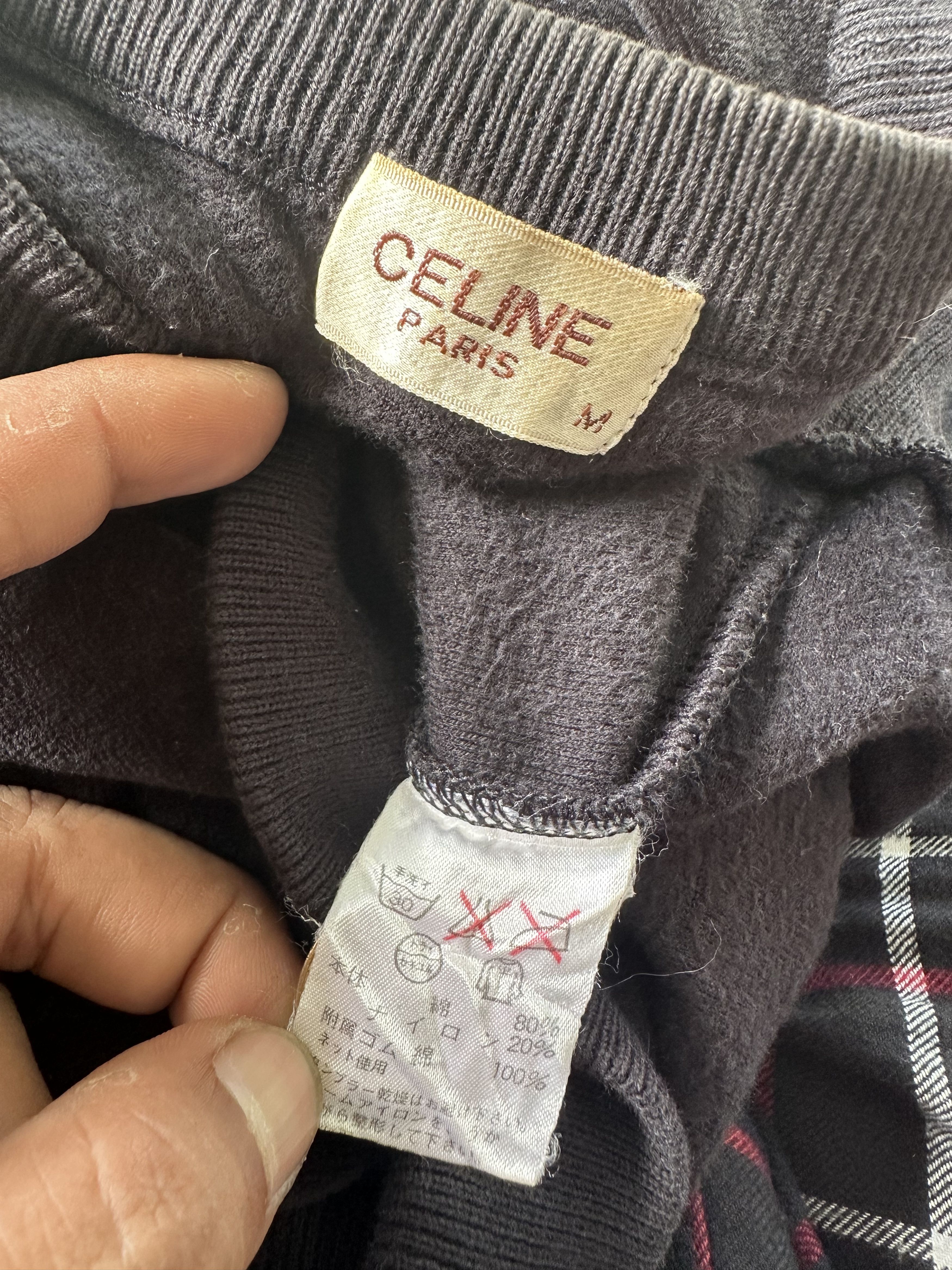 Celine VINTAGE CELINE MONSIEUR VELVET SWEATSHIRT Size US M / EU 48-50 / 2 - 5 Thumbnail