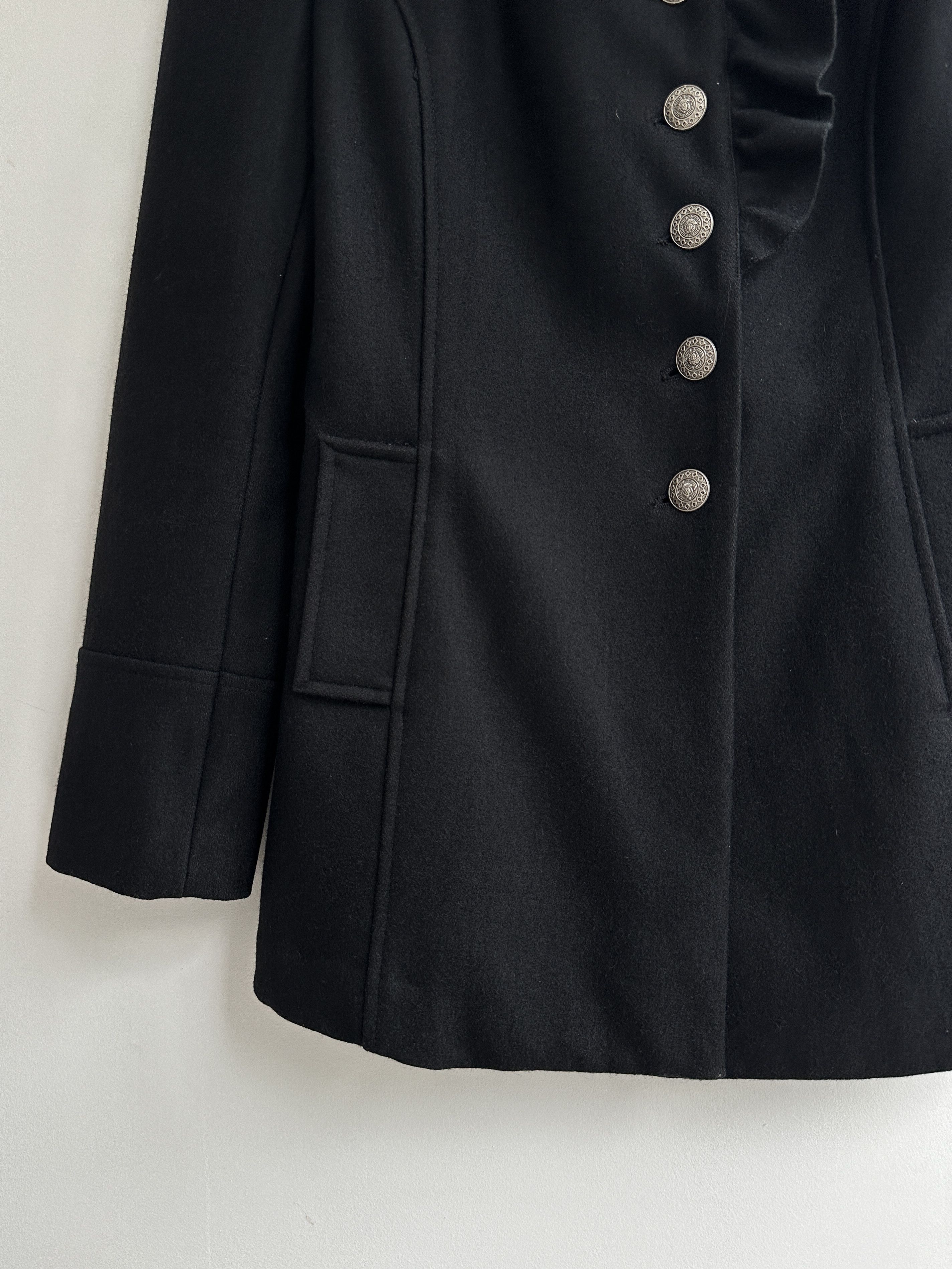 Versace Vintage Versace Jeans Couture Wool Coat Jacket Size M / US 6-8 / IT 42-44 - 5 Thumbnail