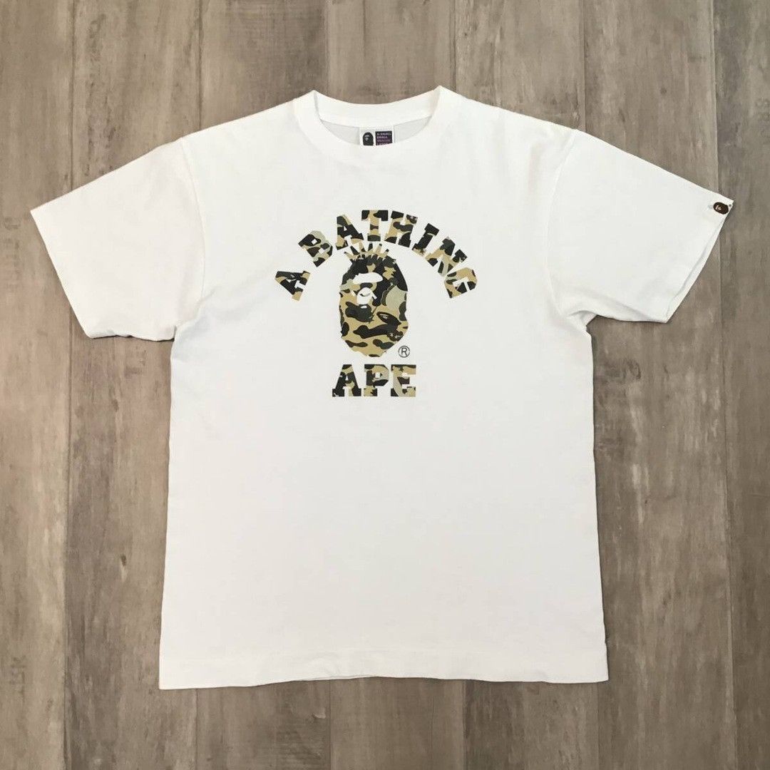 Bape × Kaws × Nigo KAWS × BAPE camo bendy NYC college logo T-shirt APE NIGO Size US M / EU 48-50 / 2 - 2 Thumbnail
