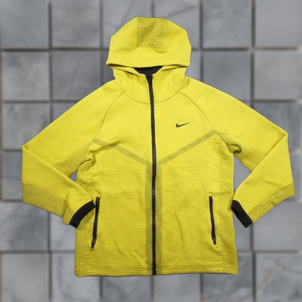 Nike Nike Sweatshirt Hoodie Men Large Yellow Full Zip Tech Pack Swoosh Logo All Seasons Outdoor 90s? Size US L / EU 52-54 / 3 - 1 Thumbnail