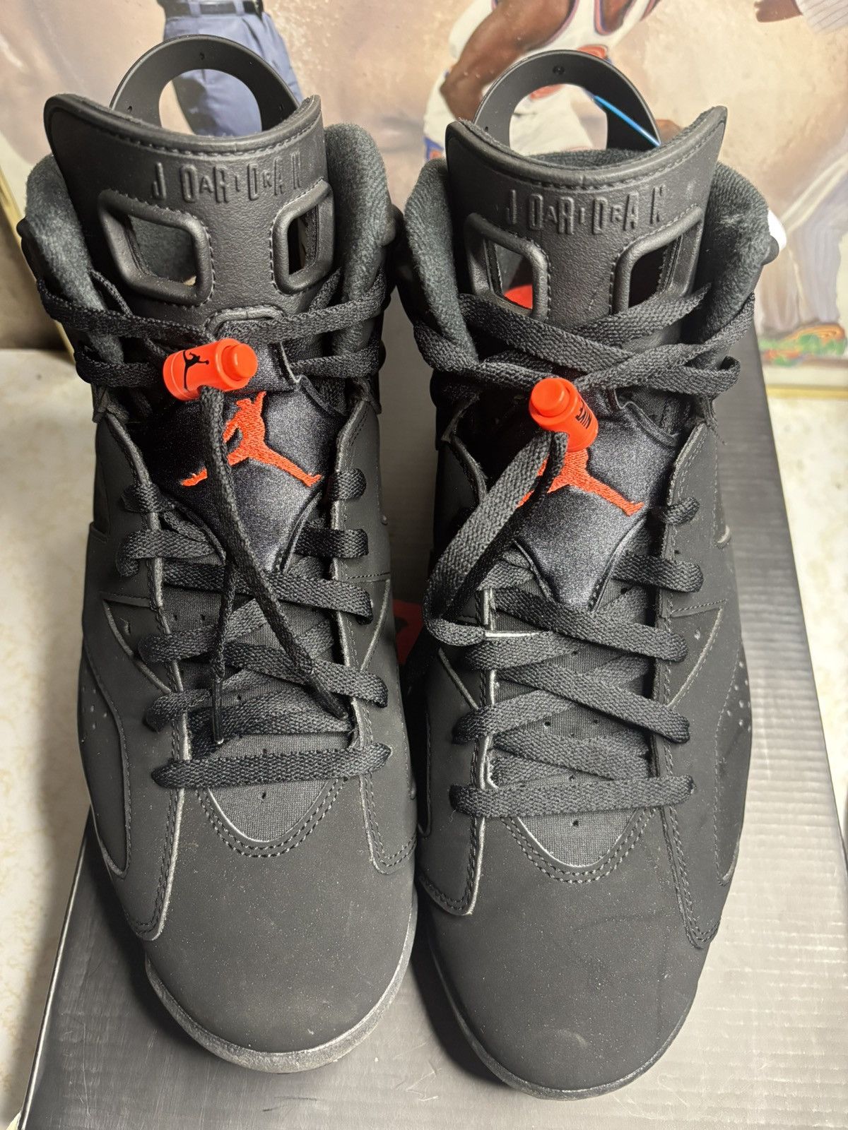 Jordan Brand Air Jordan 6 Retro black infrared Size US 11 / EU 44 - 2 Thumbnail