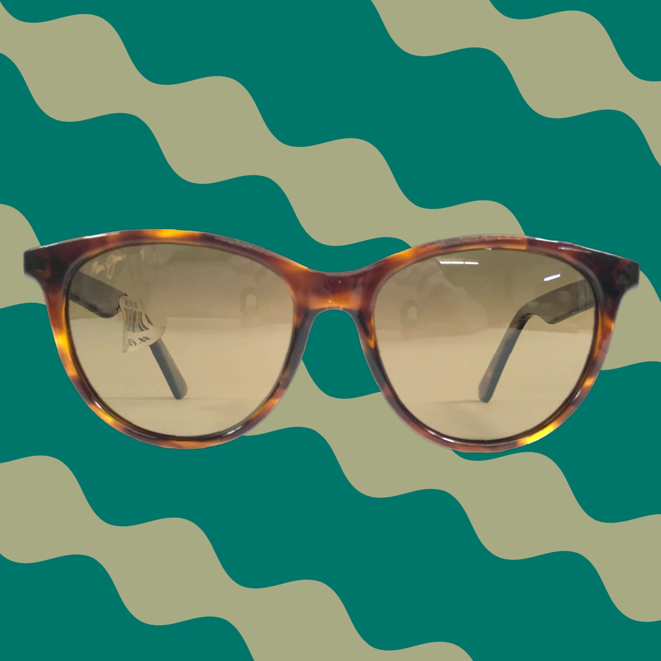 Maui Jim Tortoise Shell Cat Eye Sunglasses Maui Jim Cat Eye Sunglasses CATHEDRALS MJ782-10 Tortoise  main image 3