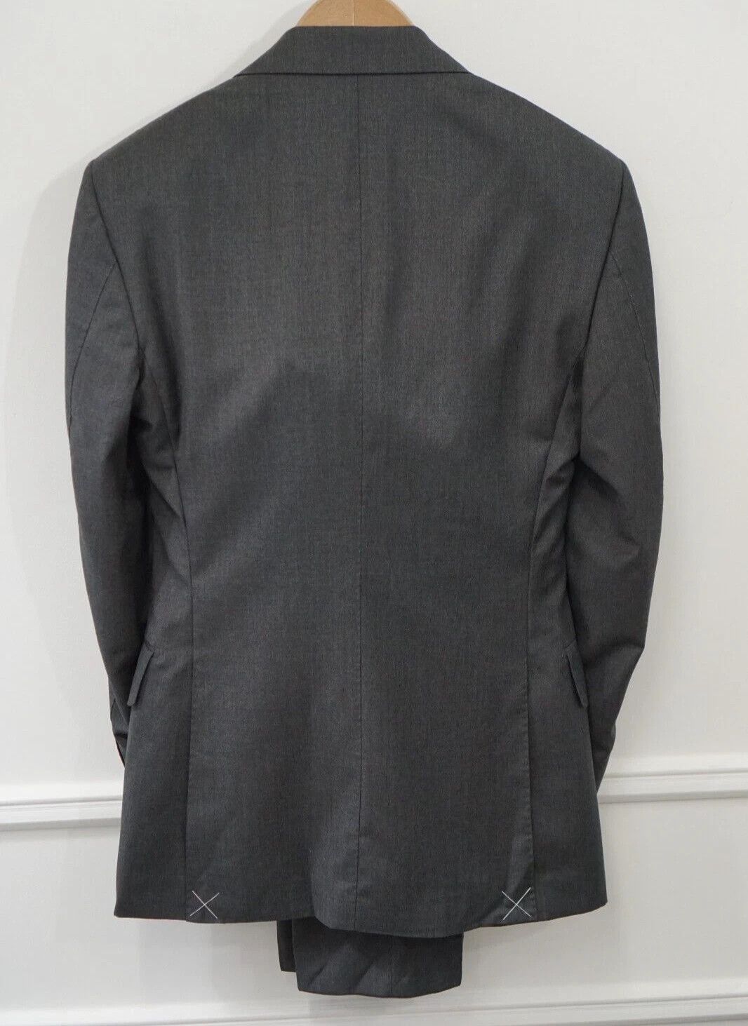 Suitsupply Men Suitsupply Suit Grey La Spalla Vitale Barberis 120s US36 Size 36R - 2 Thumbnail