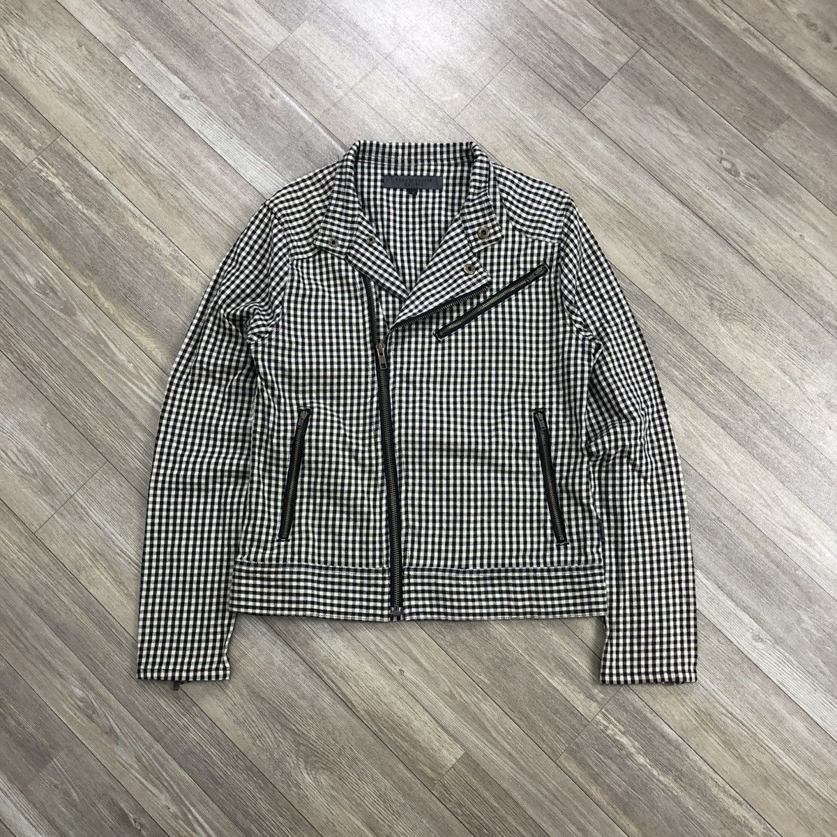 Japanese Brand 2000’s Japanese Brand Asymmetric Lgb Goa Style Bikers Jacket Size US S / EU 44-46 / 1 - 1 Thumbnail