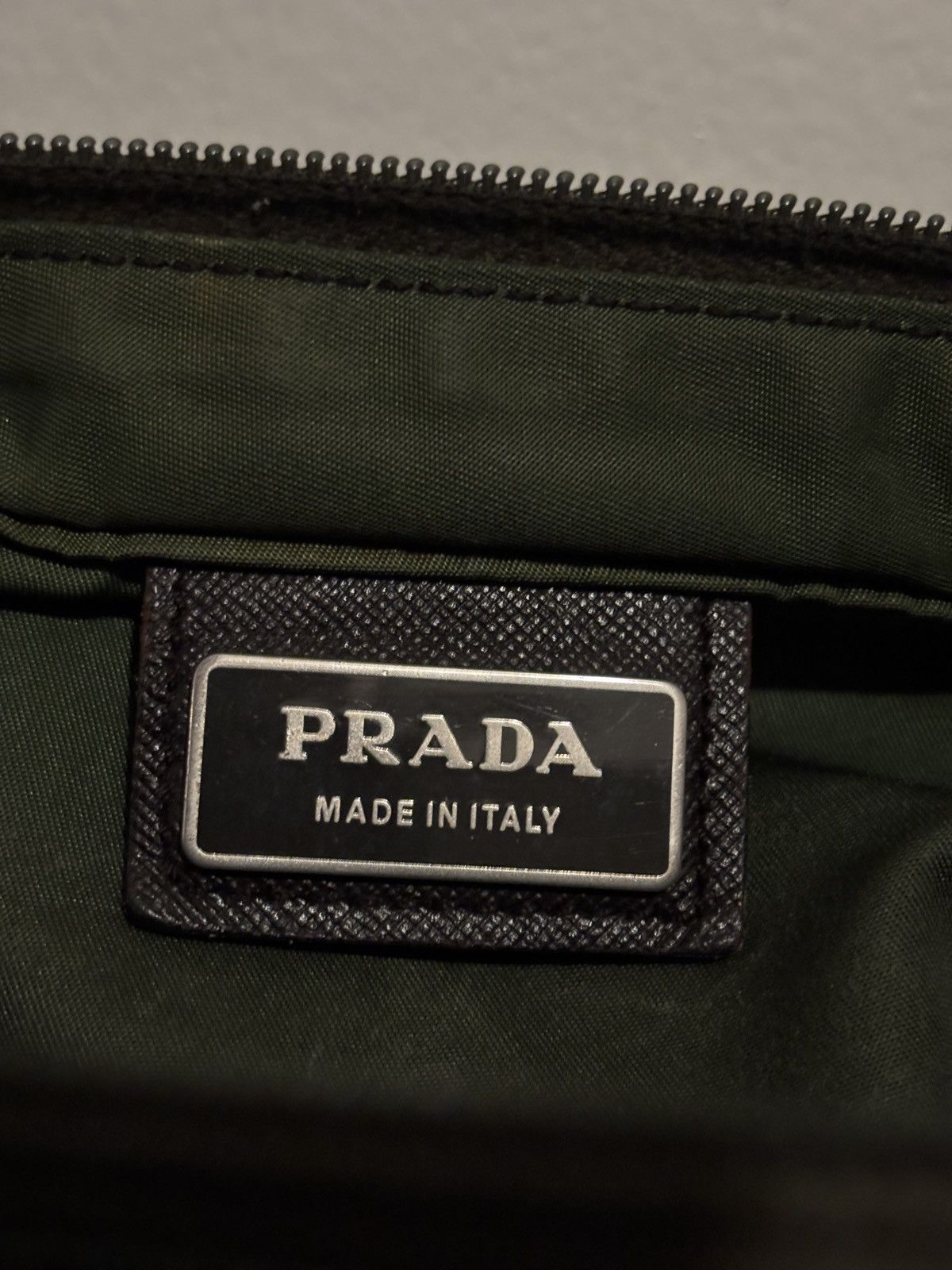 Prada Prada Olive Green Nylon Crossbody Bag Size ONE SIZE - 5 Thumbnail