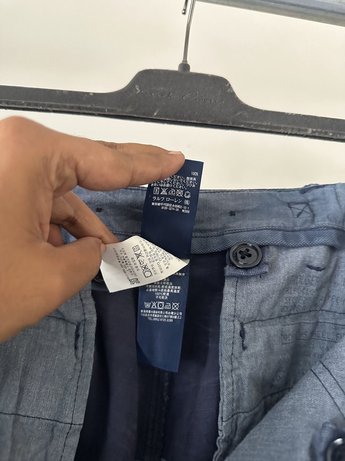 Polo Ralph Lauren 2000s Polo Ralph Lauren Military Ripstop Faded Cargo Pant Size US 32 / EU 48 - 16 Thumbnail