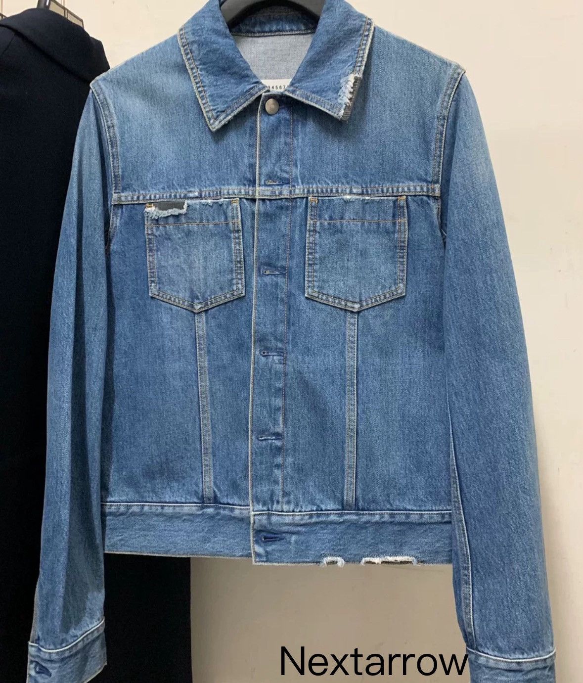 Maison Margiela MAISON MARGIELASS17 Short Edition Destruction Denim Jacket Size US M / EU 48-50 / 2 - 1 Thumbnail