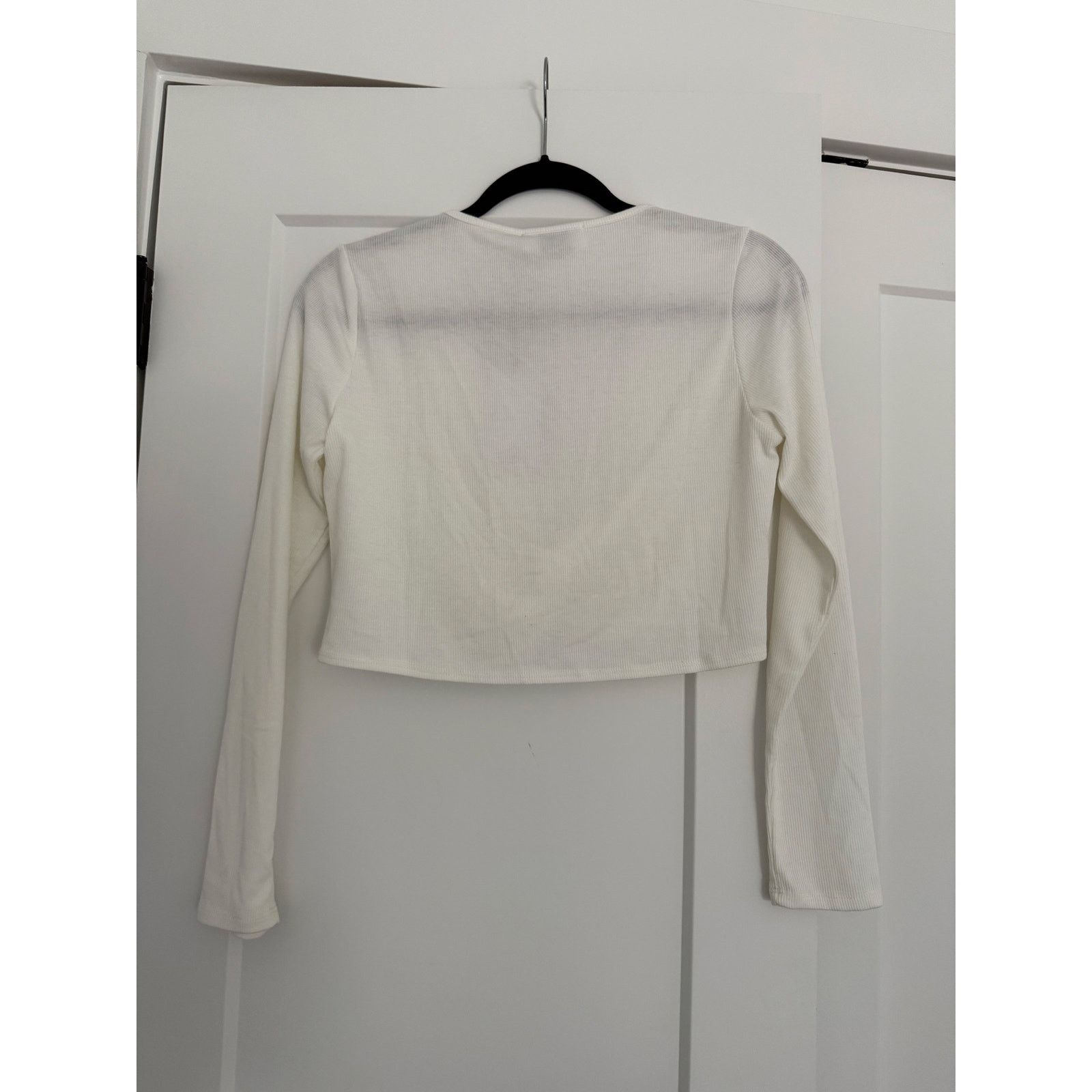 REVOLVE $108 new Lanston Revolve Teist Front Ribbed Crop - XS Size XS / US 0-2 / IT 36-38 - 6 Thumbnail