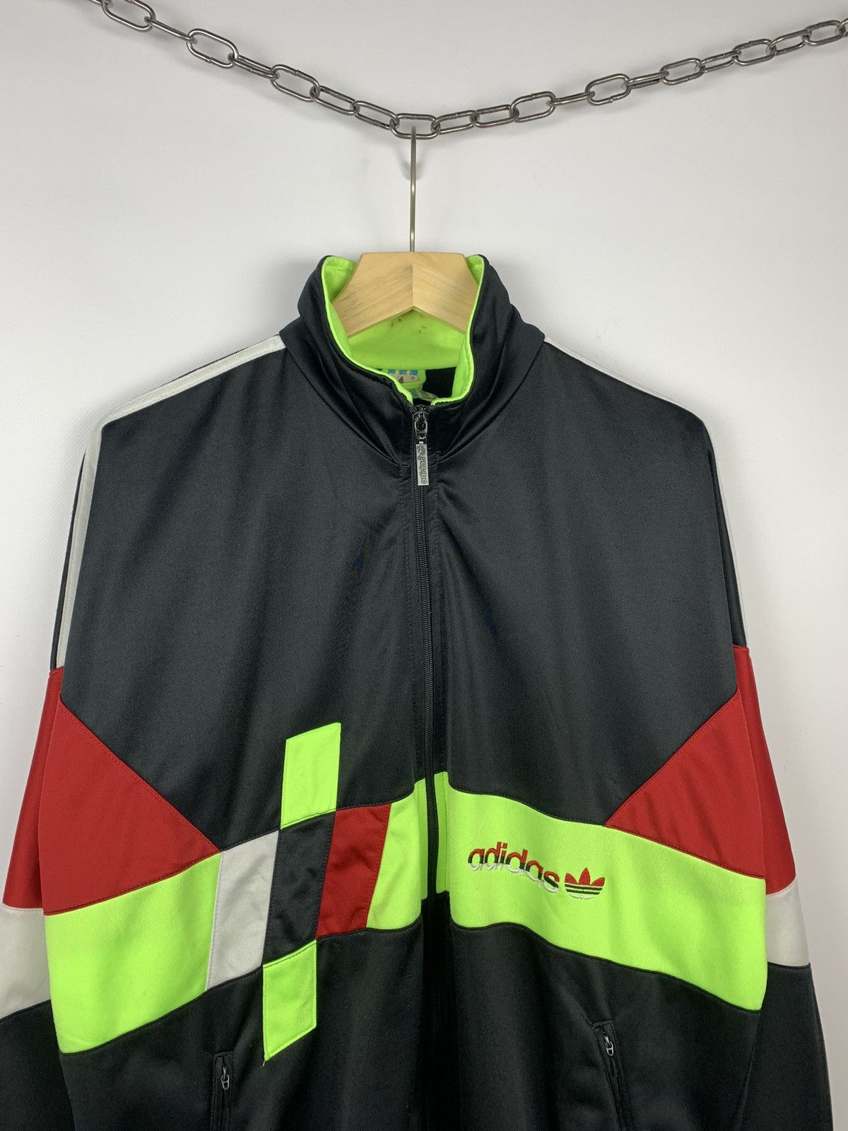 Adidas Vintage Adidas Firebird Trefoil Retro Track Jacket Zip Up Size US M / EU 48-50 / 2 - 2 Thumbnail