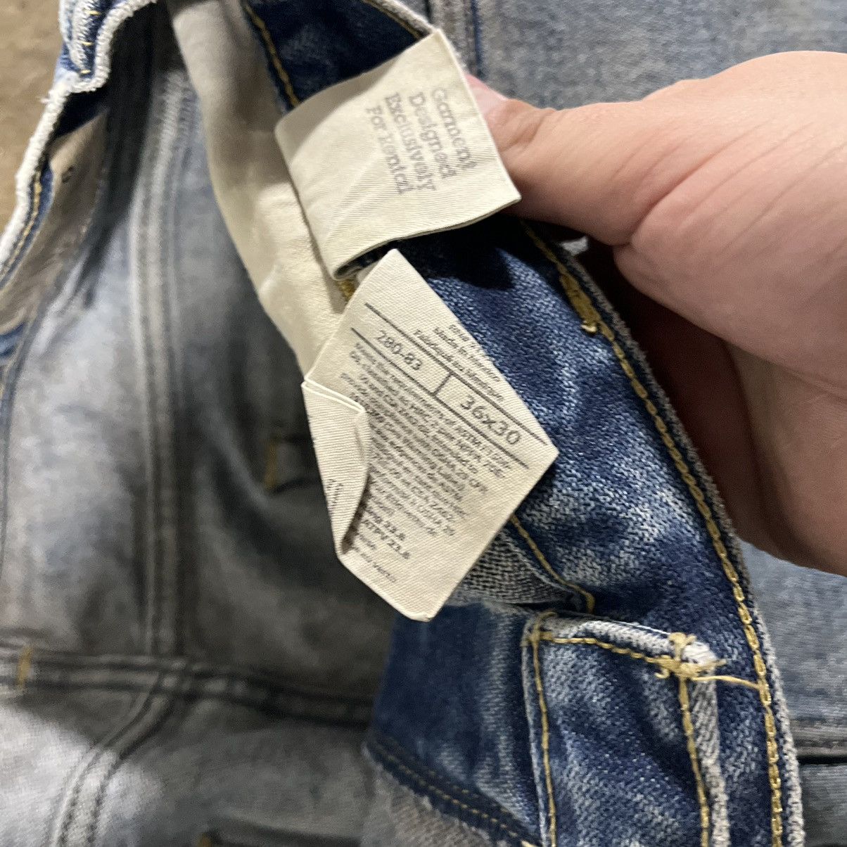 Carhartt × Vintage Crazy Vintage Carhartt Faded Thrashed Workwear Skater Jeans Size US 36 / EU 52 - 9 Thumbnail