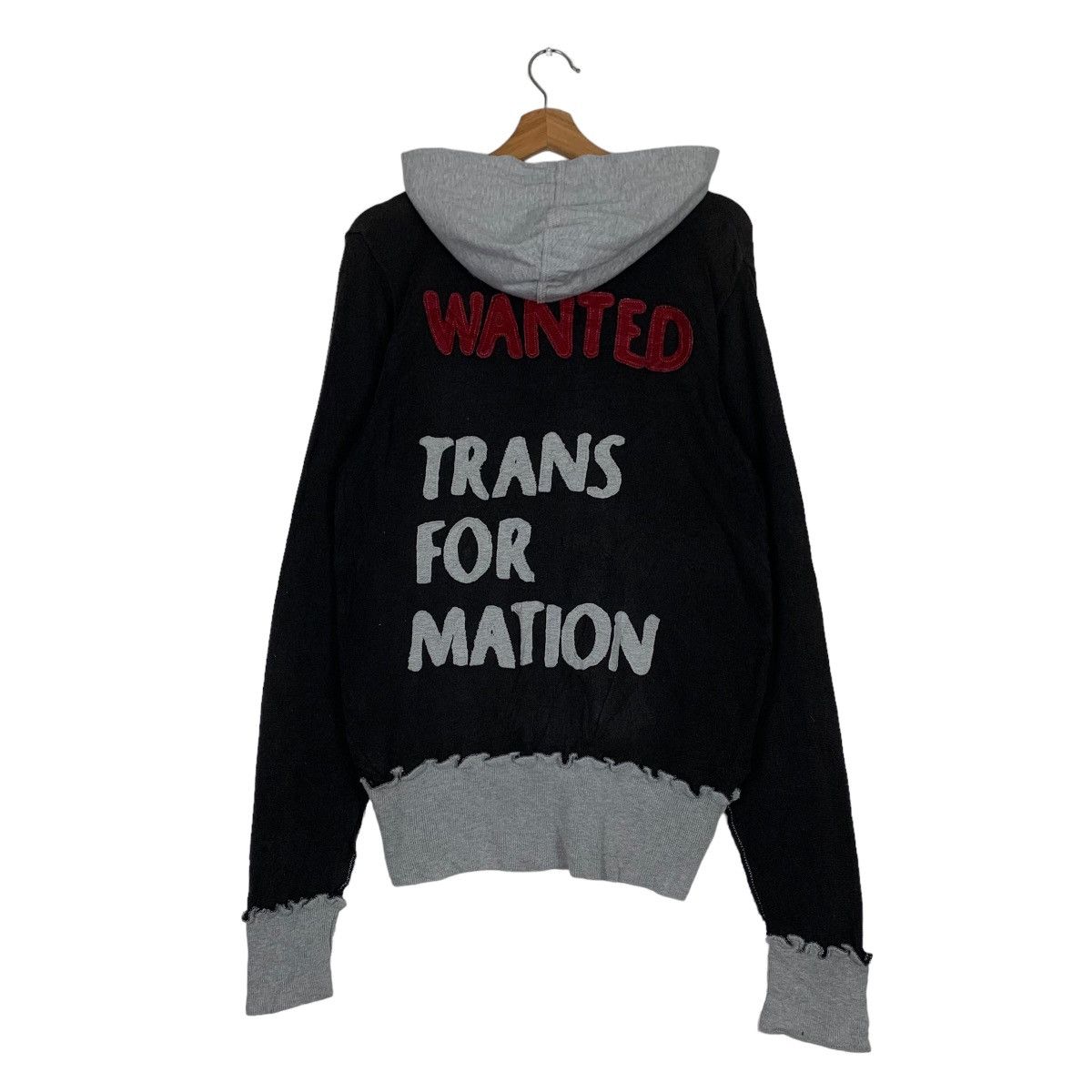 Japanese Brand 291295 HOMME Wanted Transformation Hoodies #0830-C37 Size US M / EU 48-50 / 2 - 1 Thumbnail