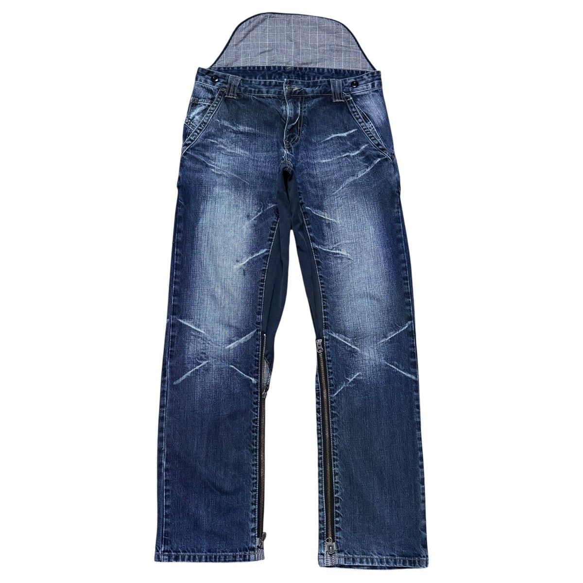 PPFM PPFM Cyborg Bondage Denim Jeans Size US 32 / EU 48 - 2 Thumbnail