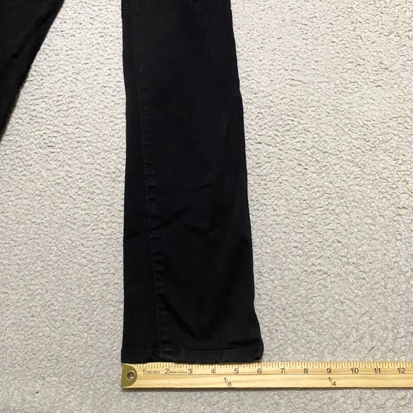 Levi's Levi's 724 Jeans Black Dark Wash High Rise Straight Leg Womens Size 25 Denim Regular Fit Size 42" / US 20 - 5 Thumbnail