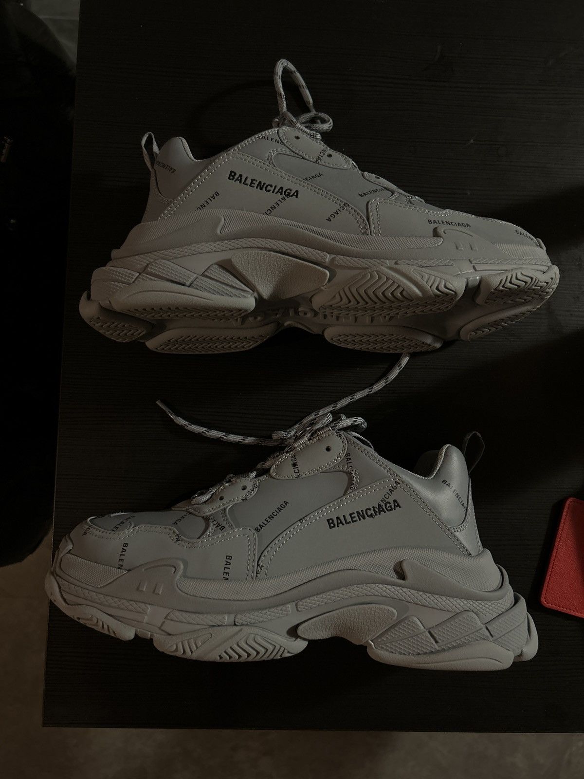 Balenciaga Balenciaga all over logo triple s grey Size US 10 / EU 43 - 1 Thumbnail