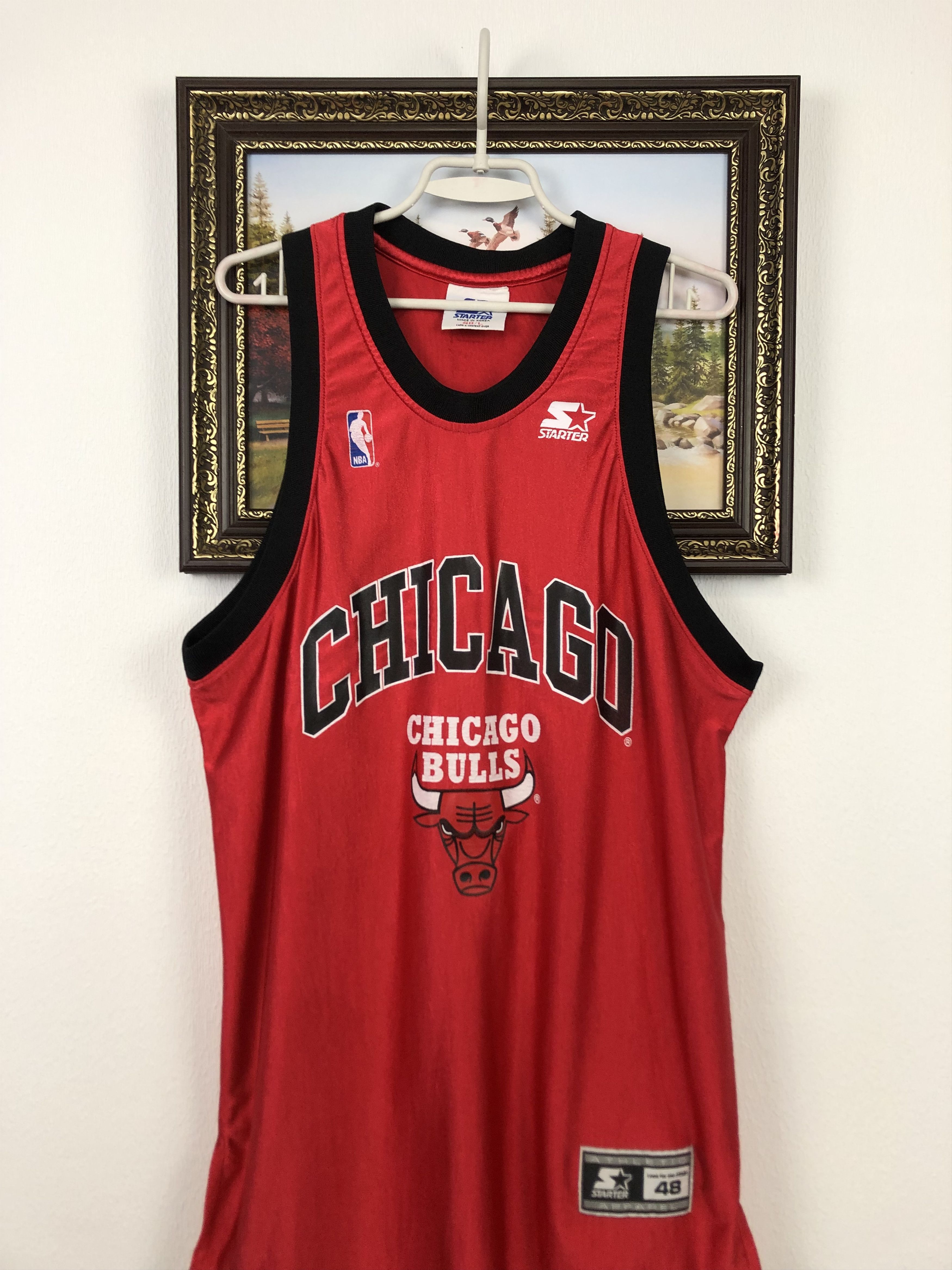 Starter Vintage Starter NBA Chicago Bulls Shirt Rare Jersey Hype Size US L / EU 52-54 / 3 - 2 Thumbnail