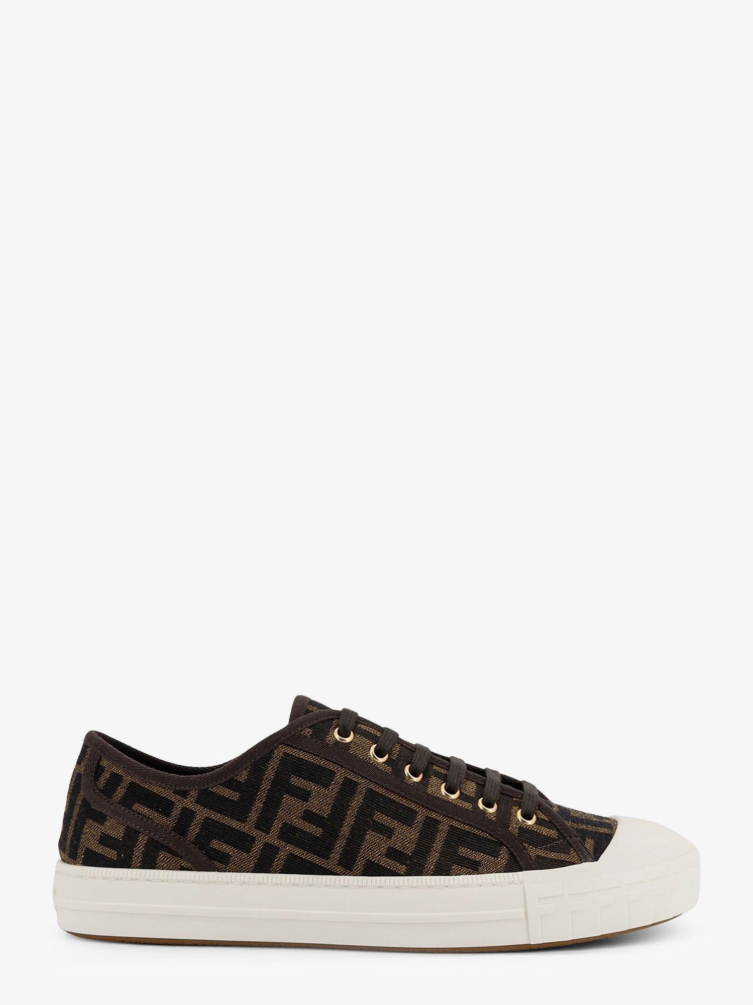 Fendi Fendi Domino Ff Jacquard Fabric Sneakers Size US 9 / EU 42 - 1 Thumbnail