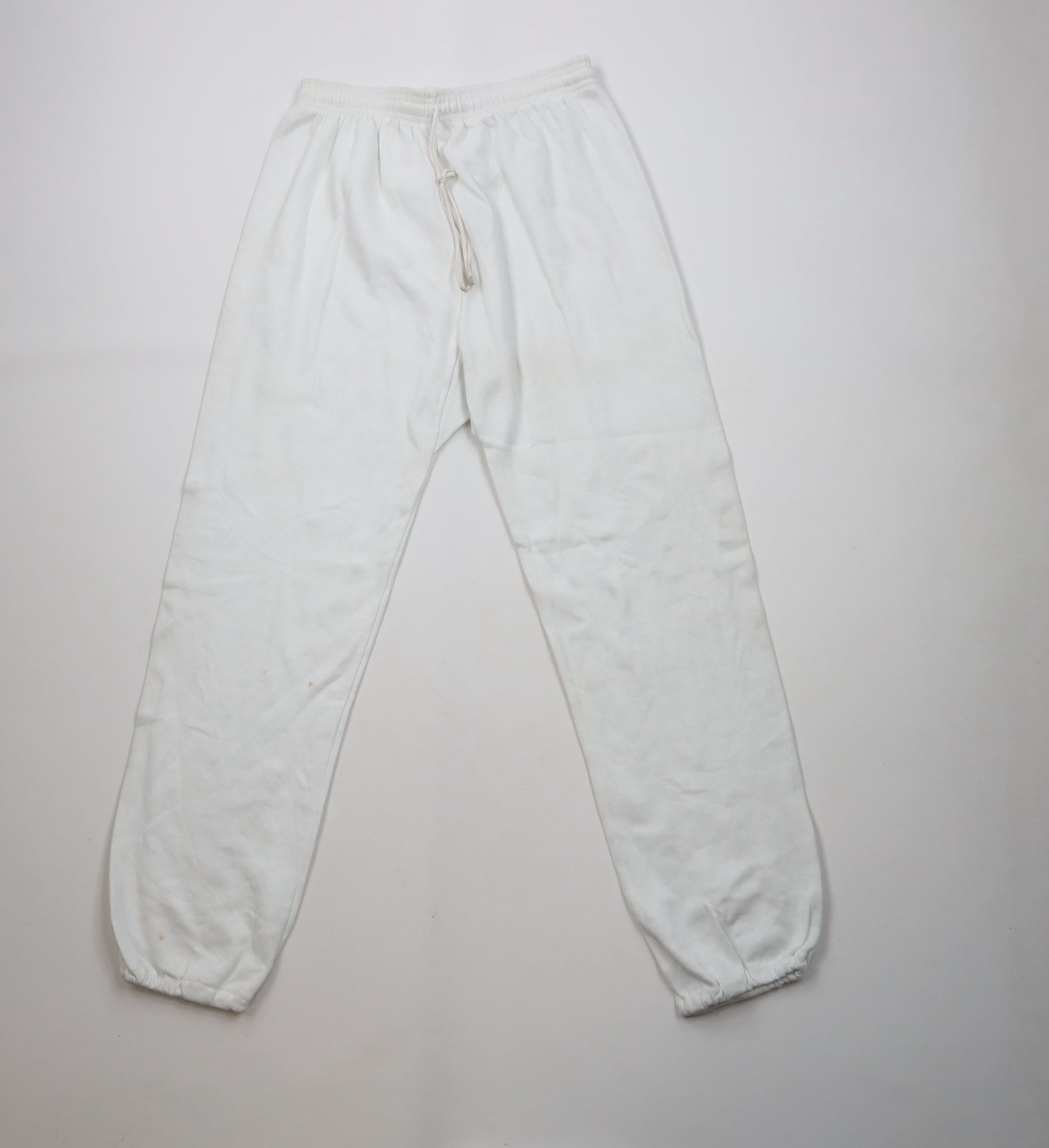 Vintage Vintage 90s Streetwear Sweatpants Joggers Pants White USA Size US 36 / EU 52 - 1 Thumbnail