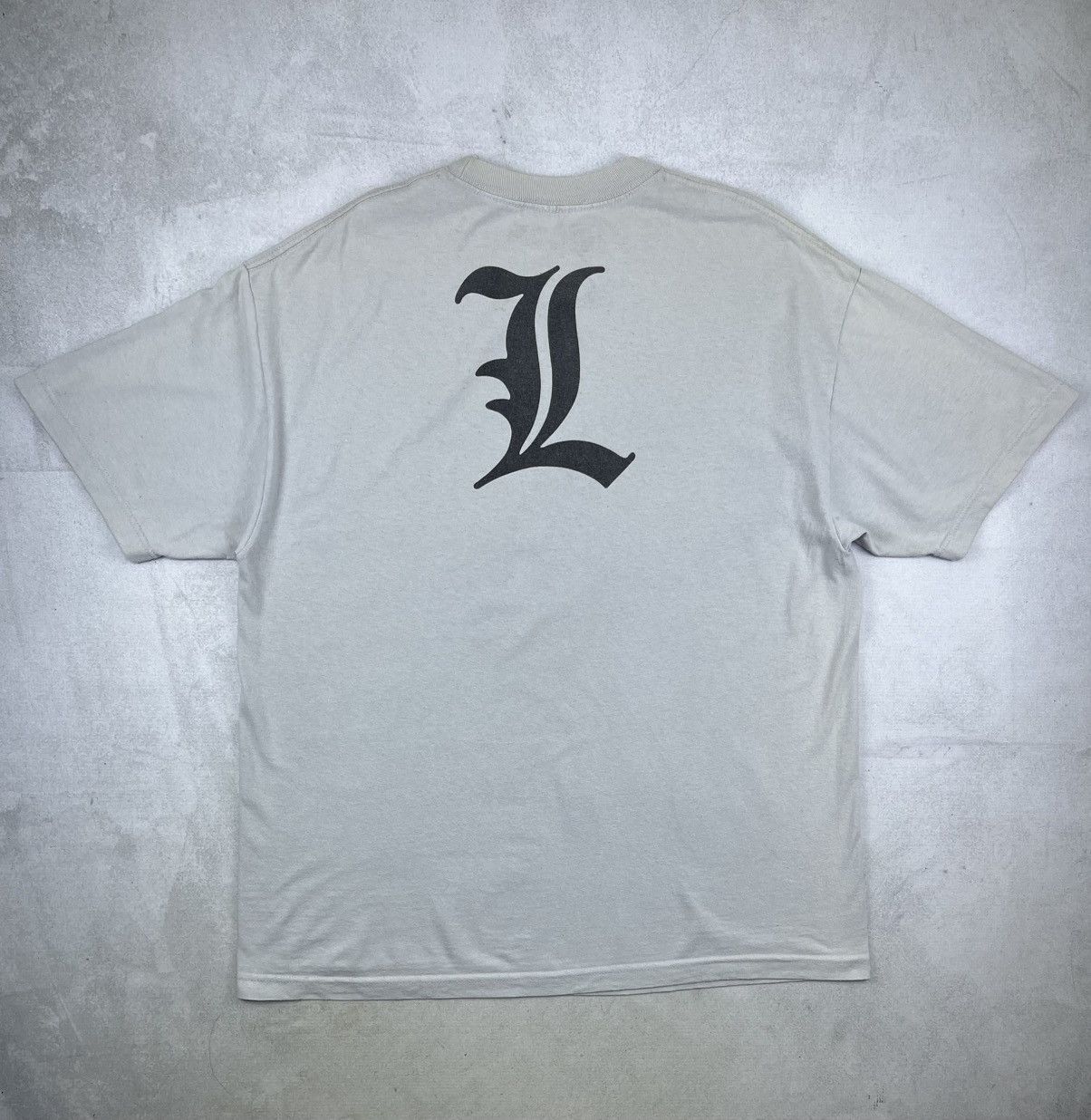 Anime Vintage Death Note Tee (L Lawliet) Over Print RARE🔥 Size US XL / EU 56 / 4 - 3 Thumbnail