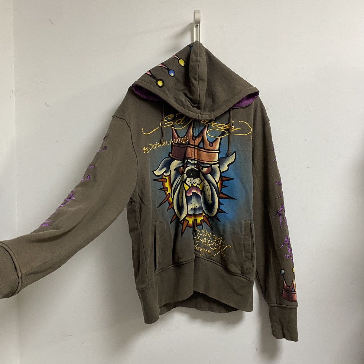 Ed Hardy Vintage Ed Hardy Hoodie Christian Audigier Size US M / EU 48-50 / 2 - 4 Thumbnail