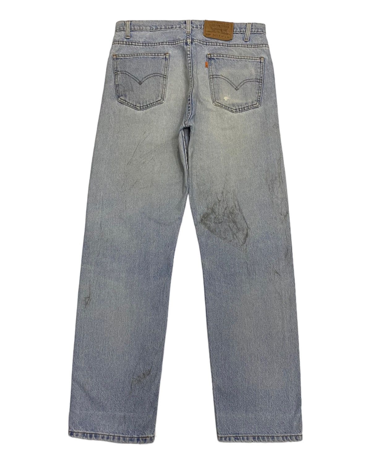 JNCO VINTAGE LEVIS 505 ORANGE TAB DISTRESSED DENIM Size US 33 - 2 Thumbnail