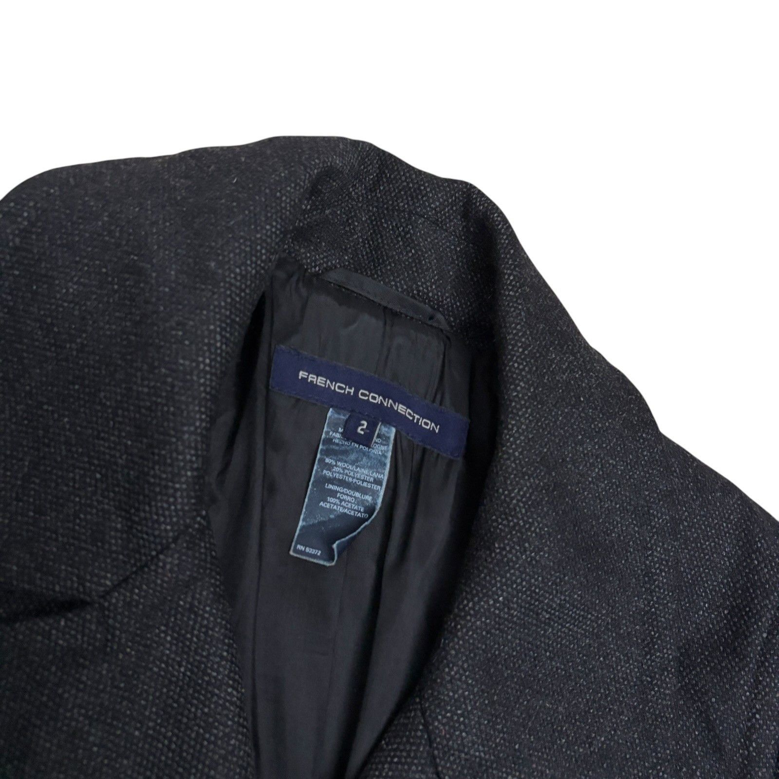 French Connection FRENCH CONNECTION FCUK Wool Trench Coat Jacket Small Size S / US 4 / IT 40 - 4 Thumbnail