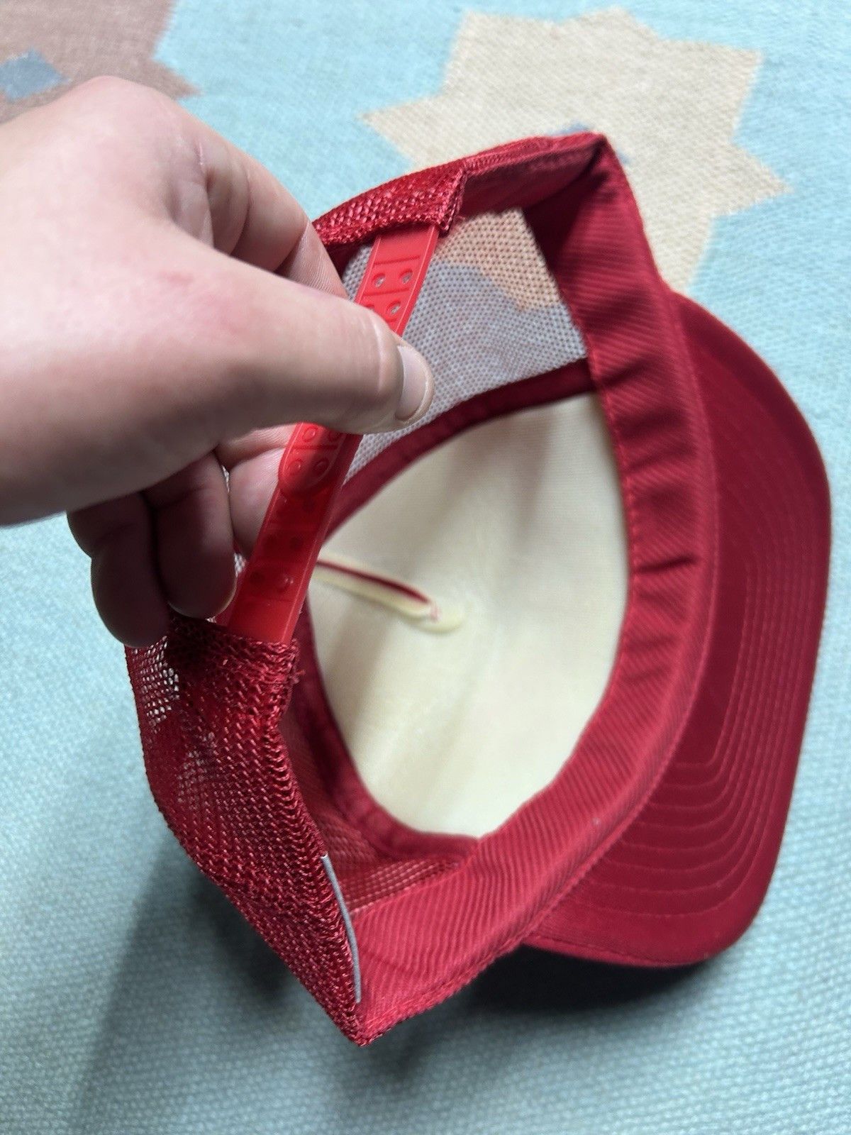 Vintage Vtg trucker hat Ken’s redi mix concrete truck construction Size ONE SIZE - 6 Thumbnail