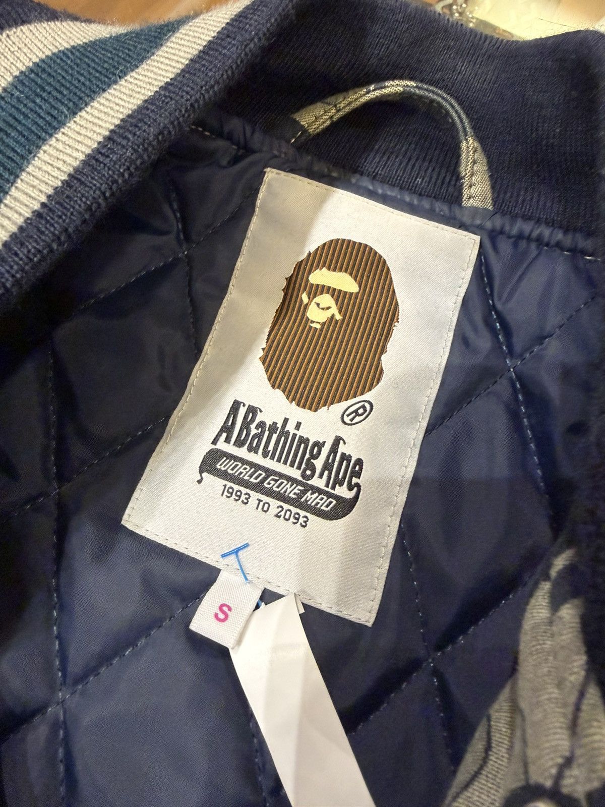 Bape Bape WMN Cookie Camo 2 Varisty Jacket Size S / US 4 / IT 40 - 3 Thumbnail