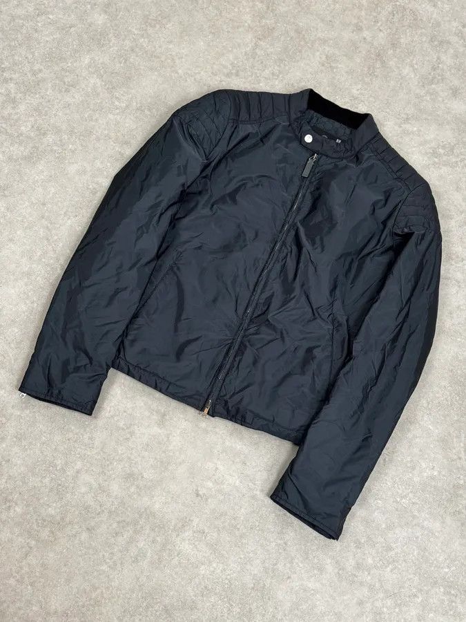 Gucci AW2011 Gucci Navy Quilted Nylon Zip-Up Jacket by Frida Giannini Size US S / EU 44-46 / 1 - 5 Thumbnail