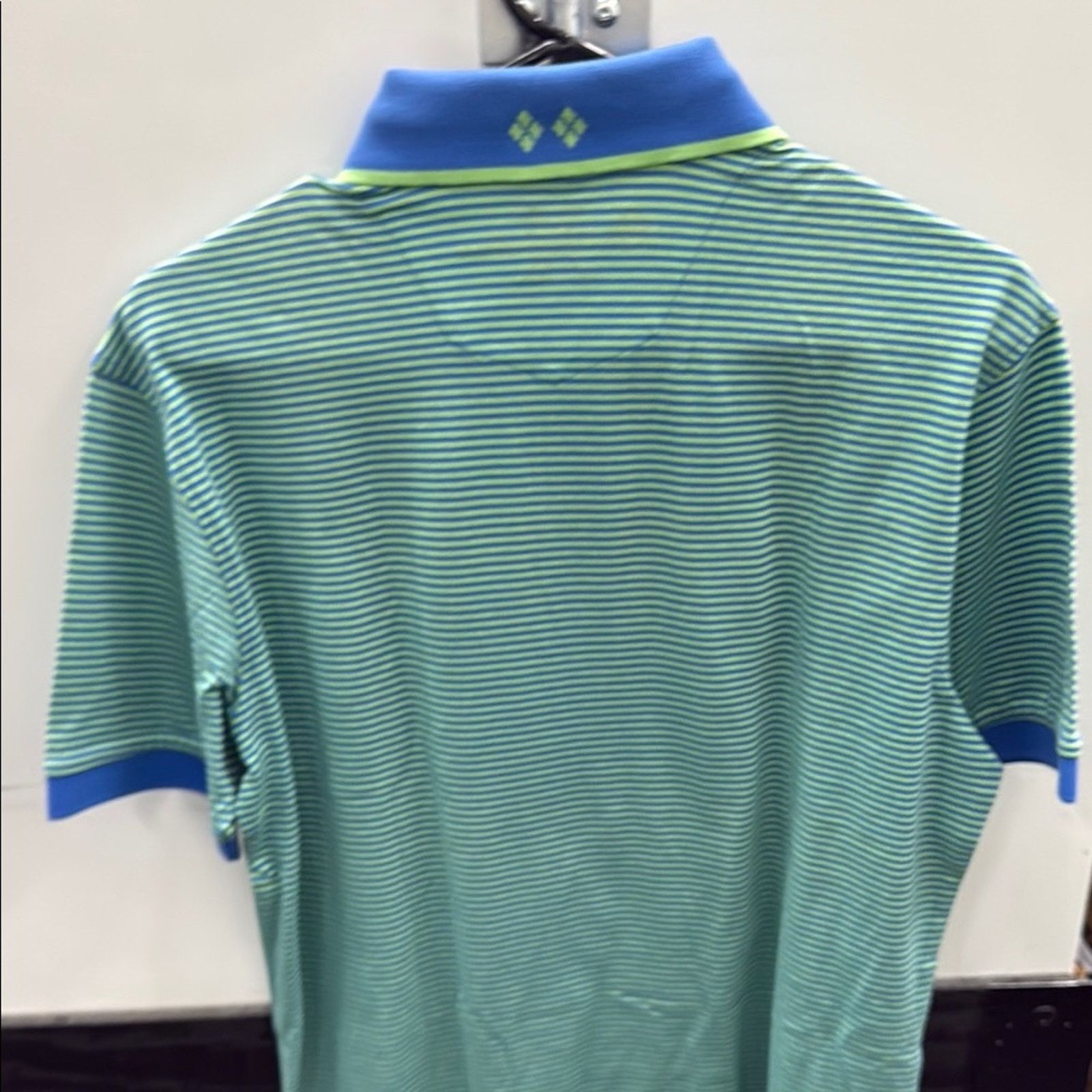 Robert Graham NWT Robert graham Green and Blue Polo Shirt Size M Size US M / EU 48-50 / 2 - 8 Thumbnail
