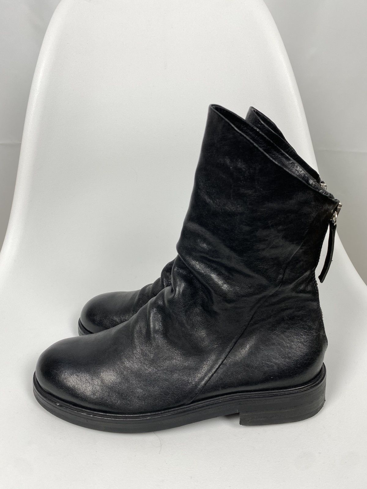 Halmanera Halmanera Handmade Boots Genuine Leather Ankle Zip size 37 Size US 7 / IT 37 - 3 Thumbnail