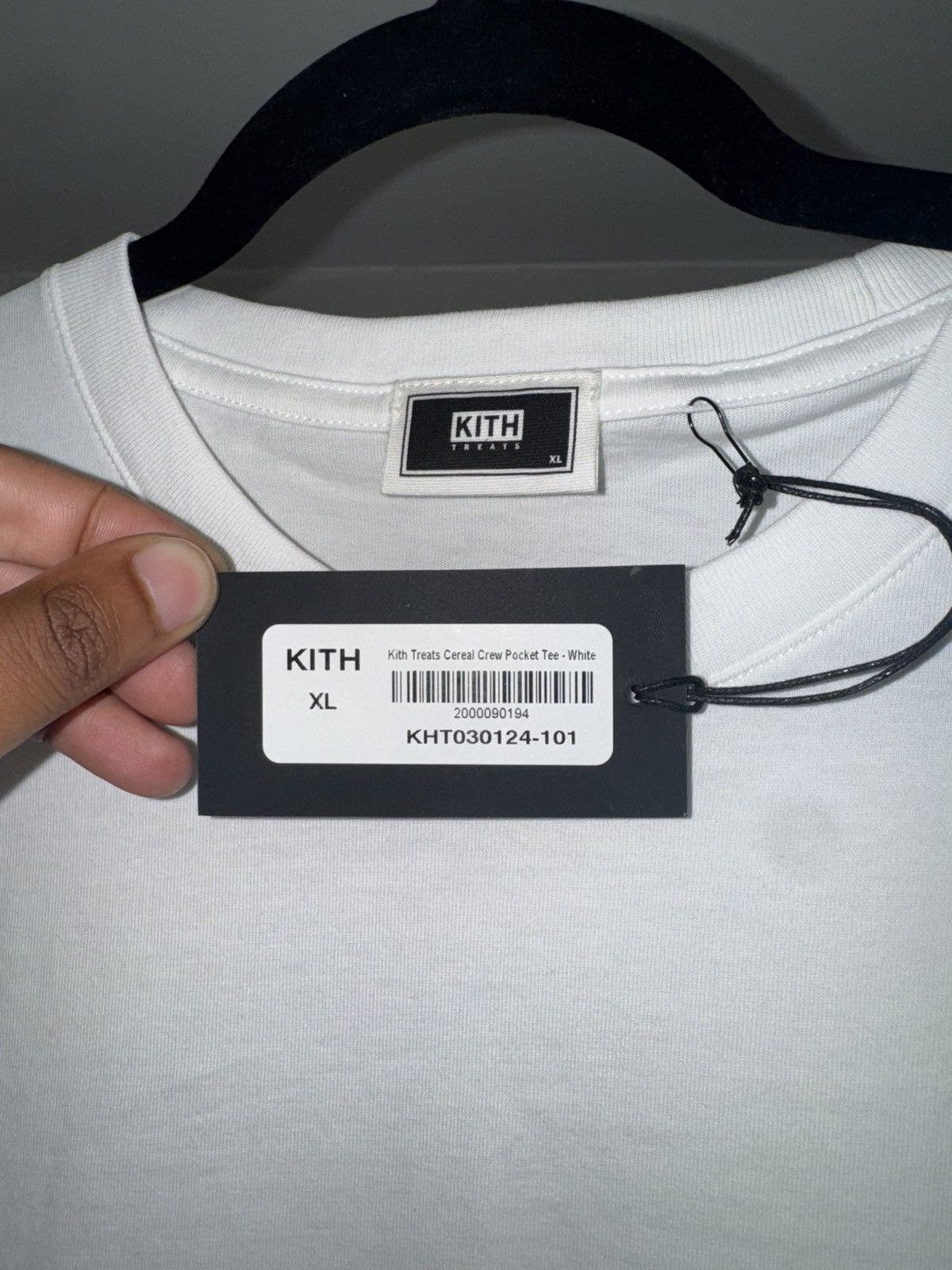 Kith Kith Treats Cereal Crew Pocket Tee White Size US XL / EU 56 / 4 - 6 Thumbnail