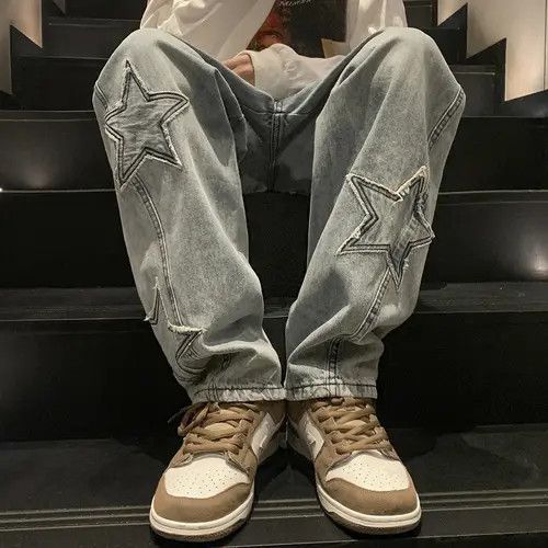 VIBE STAR Baggy Denim Jeans Size US 30 / EU 46 - 4 Thumbnail