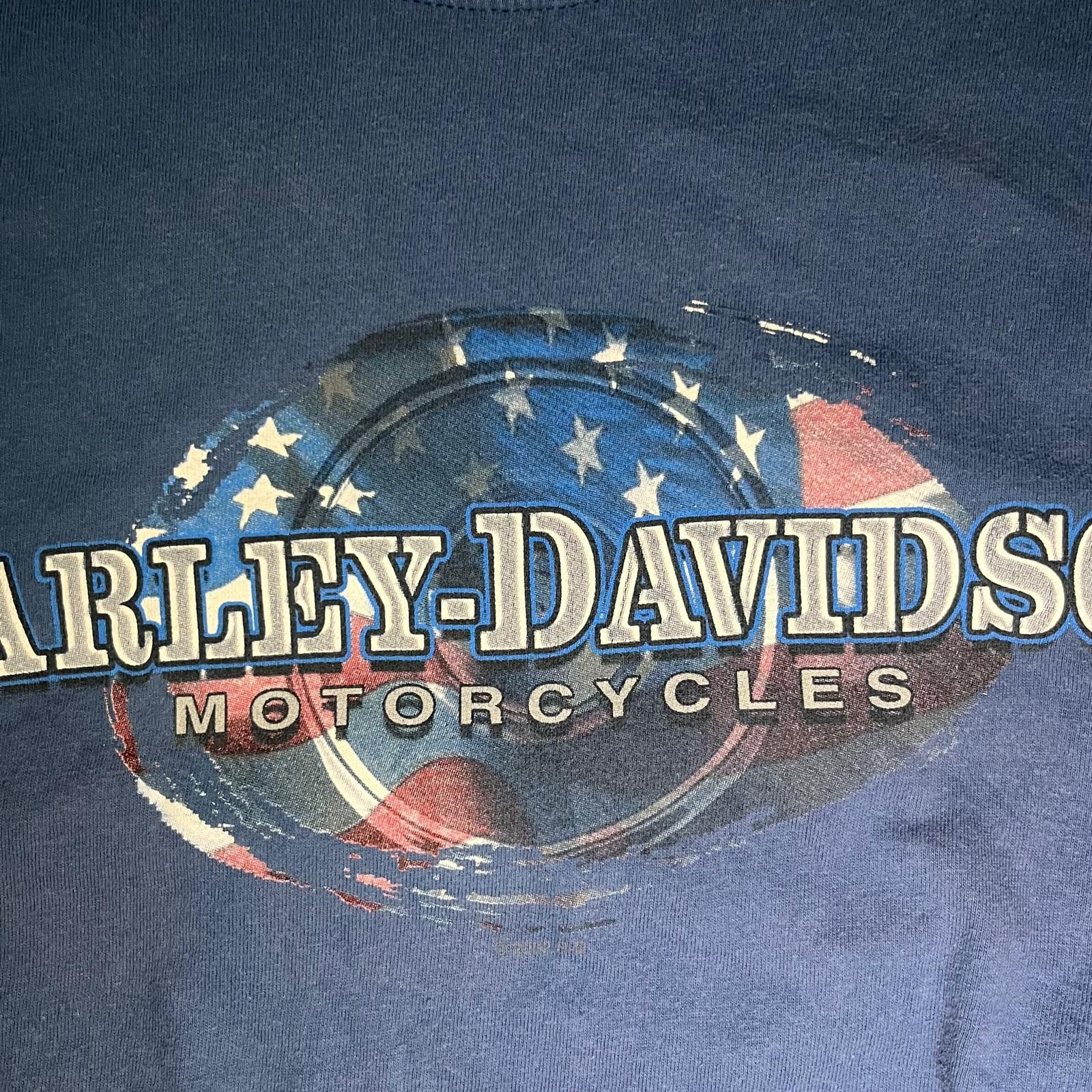 Harley Davidson Harley-Davidson 🏍️ American Flag Logo Tee – Size M Size US M / EU 48-50 / 2 - 6 Thumbnail