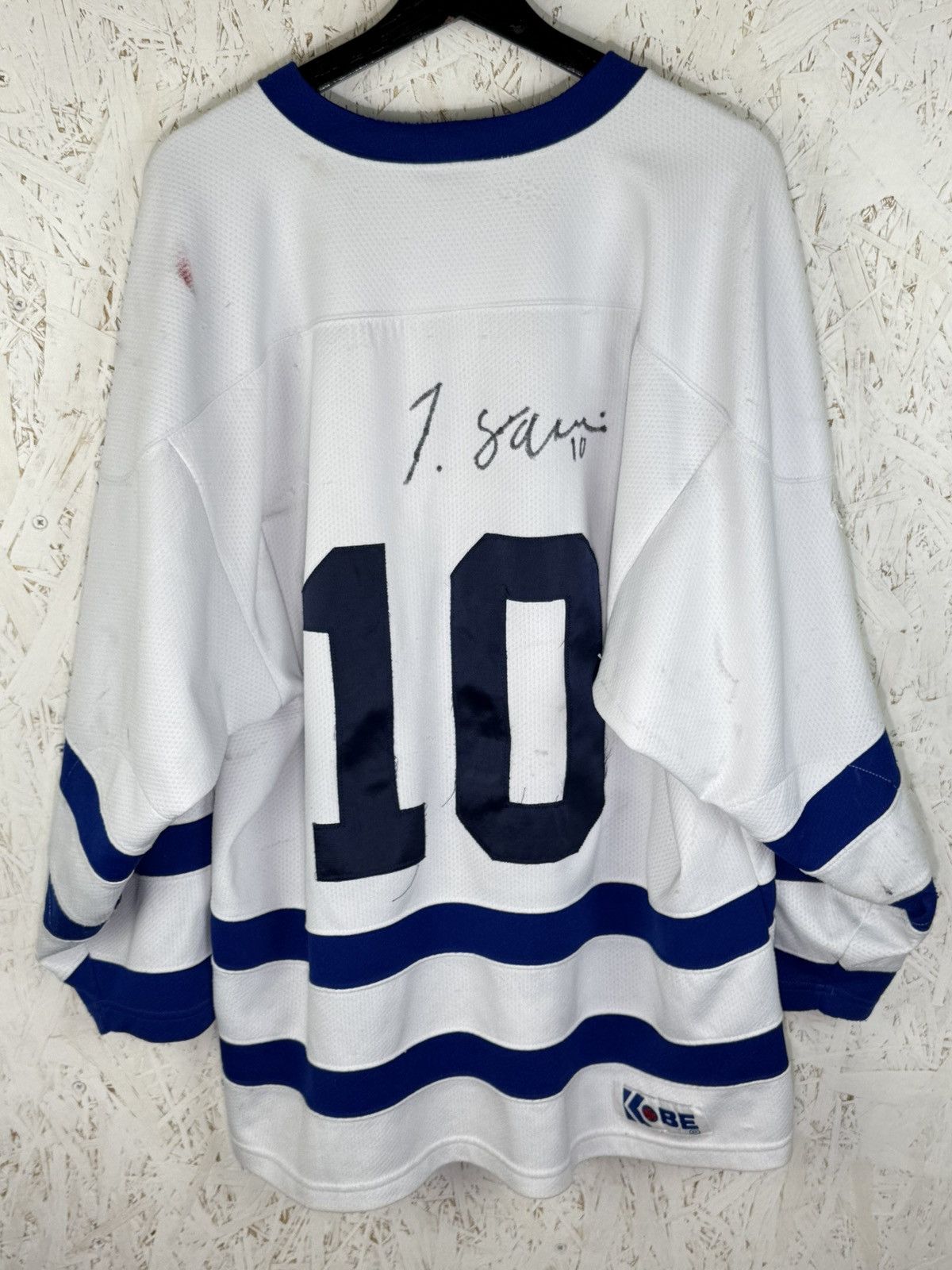 Vintage Vintage Espoo Blues Match Worn? Autographed Jersey XL Size US XL / EU 56 / 4 - 7 Thumbnail