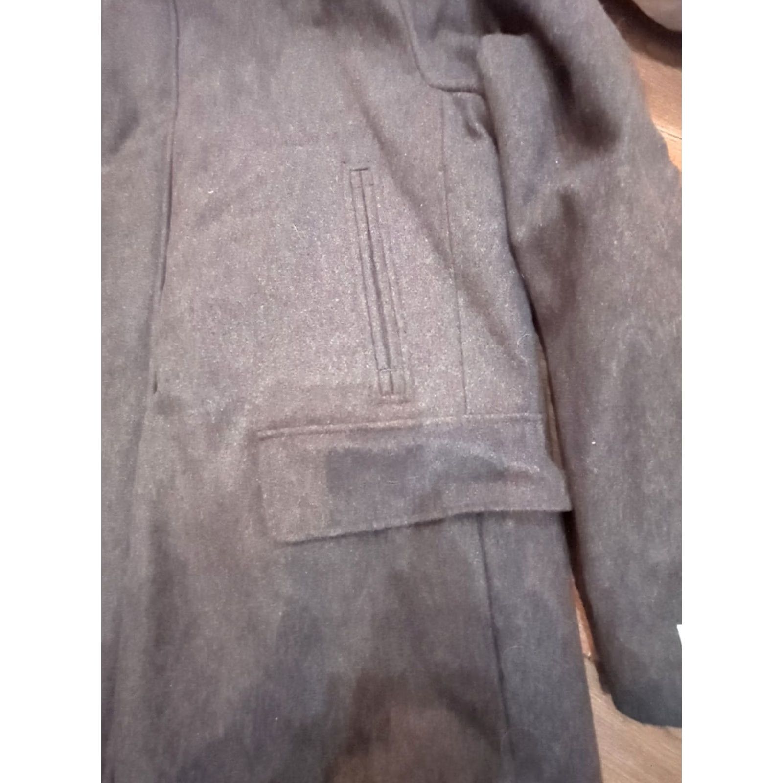 Calvin Klein Calvin Klein Coat Wool Blend 2XL Jacket Gray Zip Wool Insulation Logo Pockets Overcoat Mens Regular Fall Winter Business Casual Workwear Size US XXL / EU 58 / 5 - 3 Thumbnail