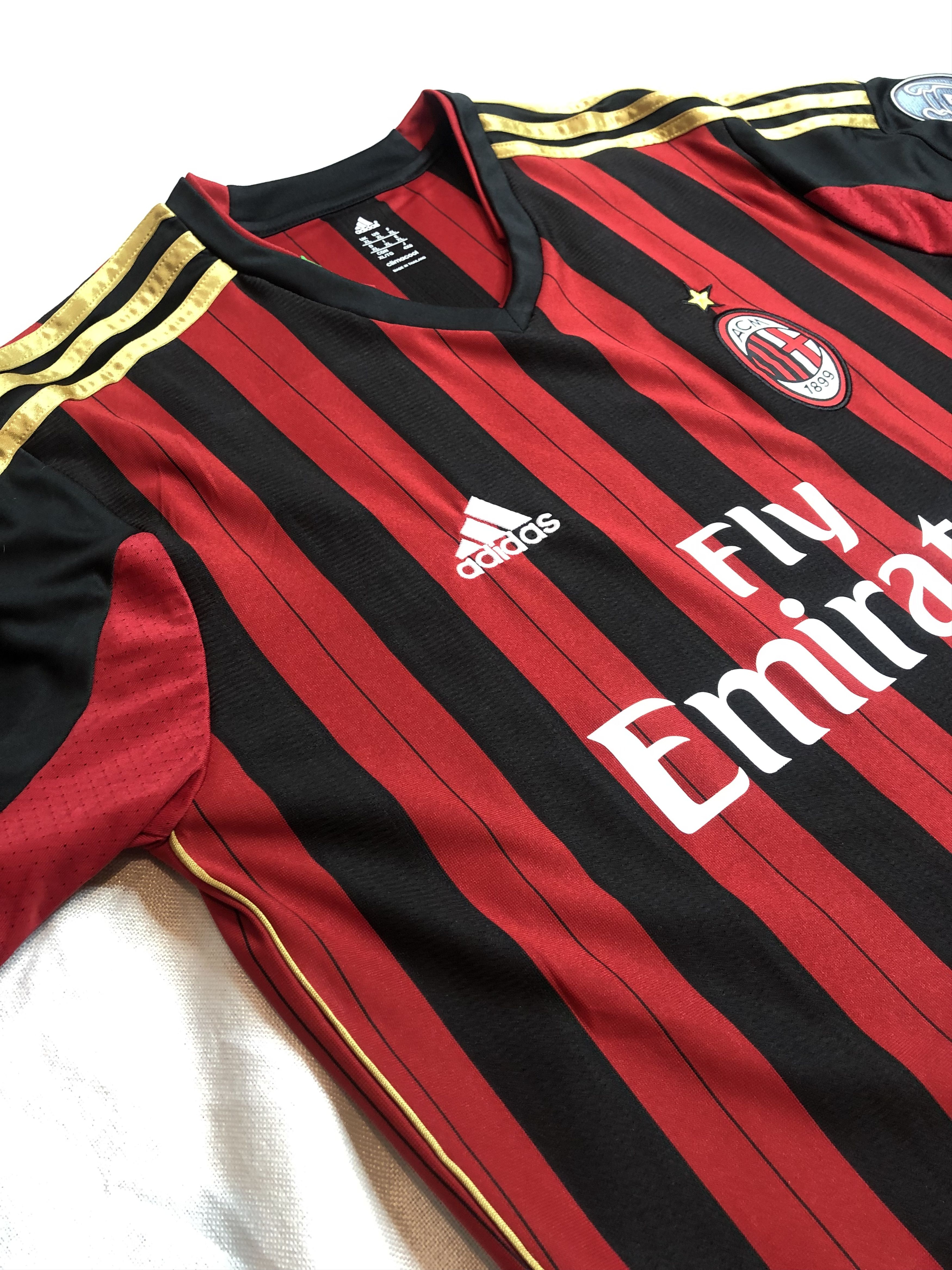 Vintage 13-14 Ac Milan Kaka Home Soccer Jersey Size US XL / EU 56 / 4 - 3 Thumbnail