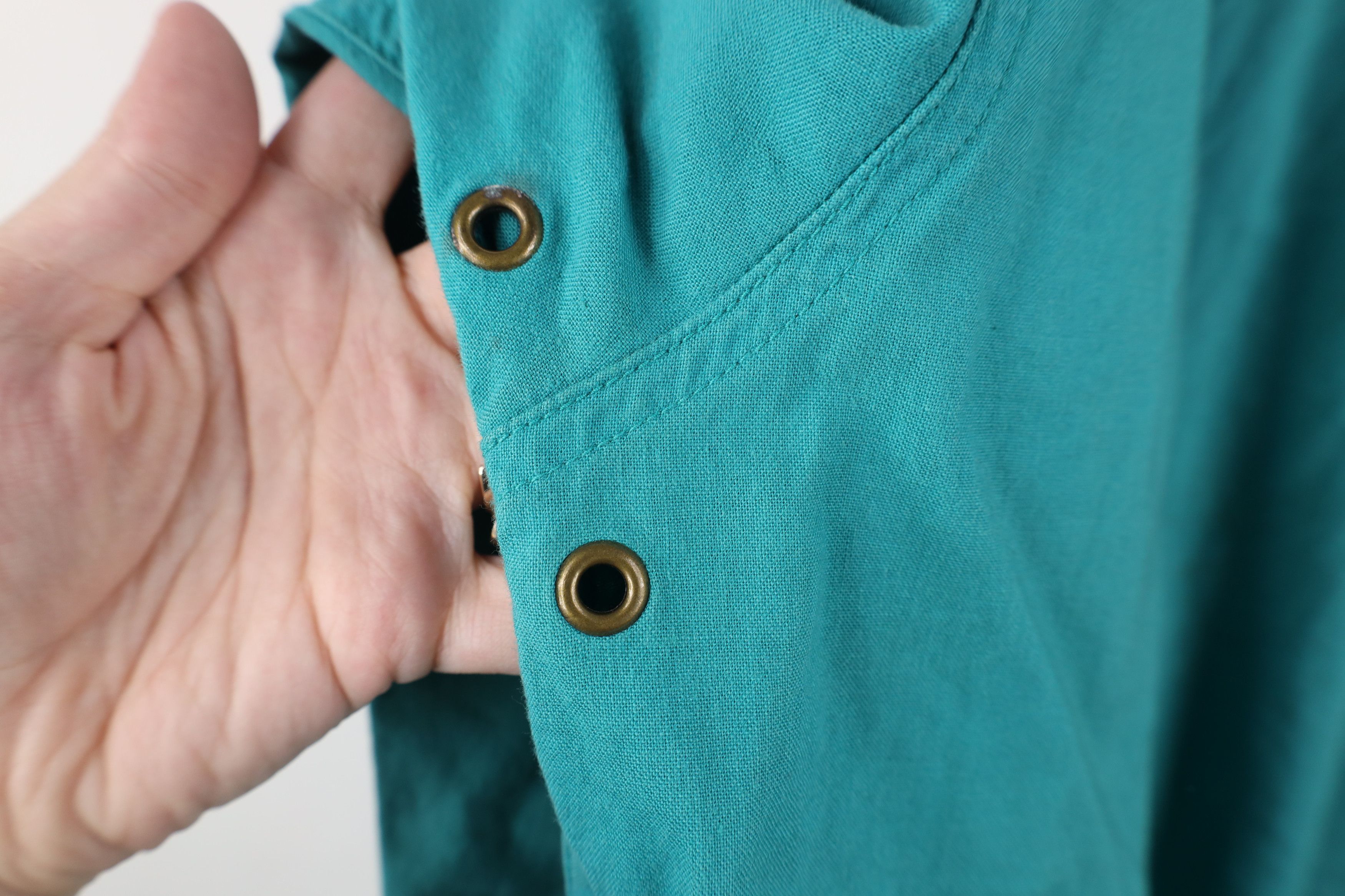 Eddie Bauer Vintage 90s Eddie Bauer Half Zip Pullover Jacket Teal Size US L / EU 52-54 / 3 - 12 Thumbnail