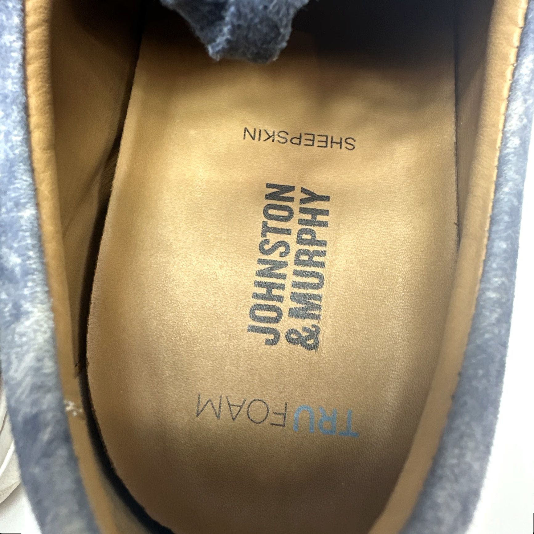 Johnston & Murphy Johnston & Murphy Banks Lace To Toe Mens 9 M Sneaker Tru Foam Blue Leather Upper Athletic Shoe Boots? Size US 9 / EU 42 - 5 Thumbnail