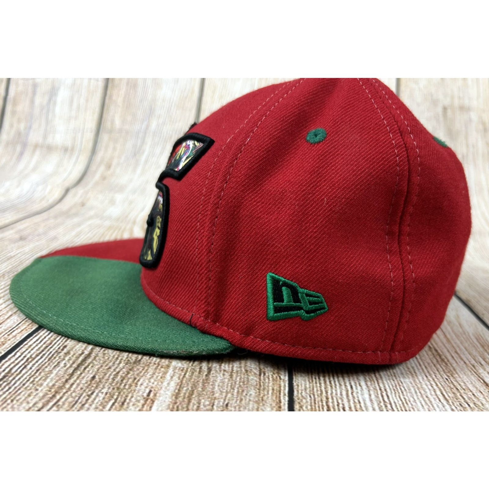 New Era New Era 59 Fifty Marvel Comics Captain America VS Skull Hat Baseball Cap Wool Fitted 7 1/4 Blue Red Green Mens Mens Cap Size ONE SIZE - 3 Thumbnail